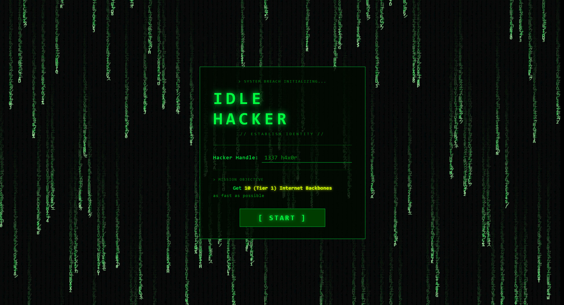 Idle Hacker