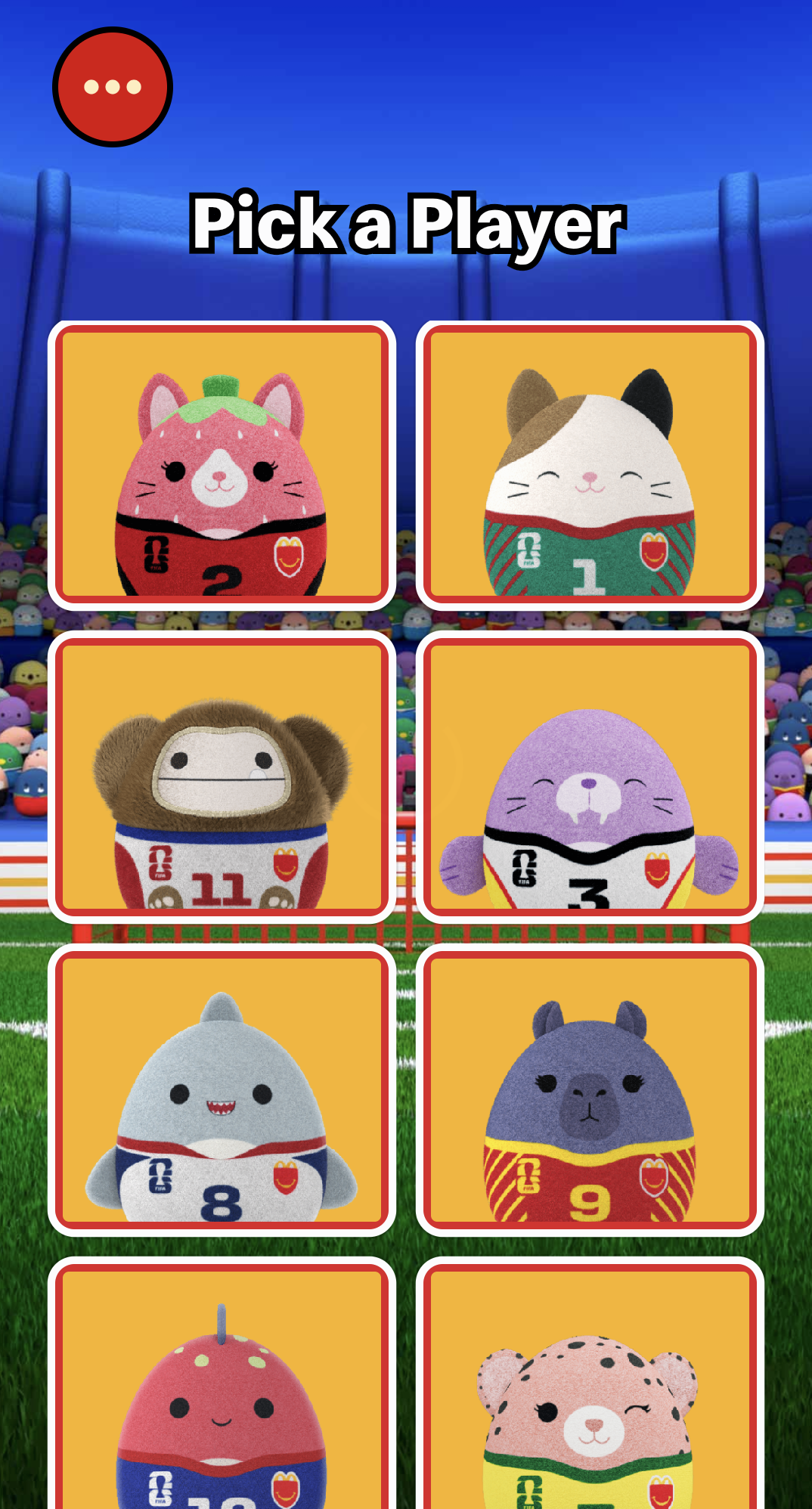 Squishmallows FIFA World Cup Happy Meal