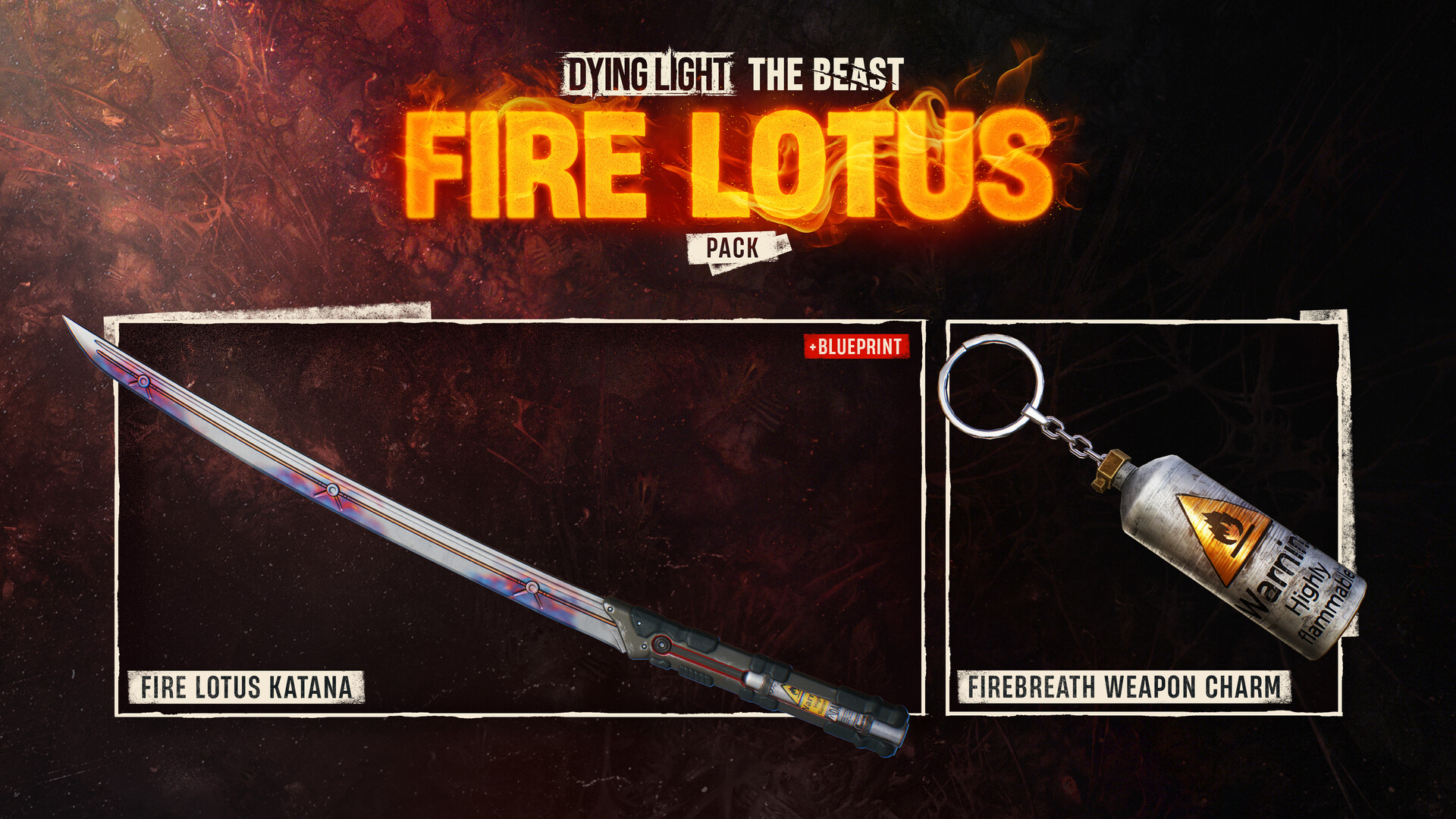 Dying Light: The Beast – Fire Lotus Weapon Pack