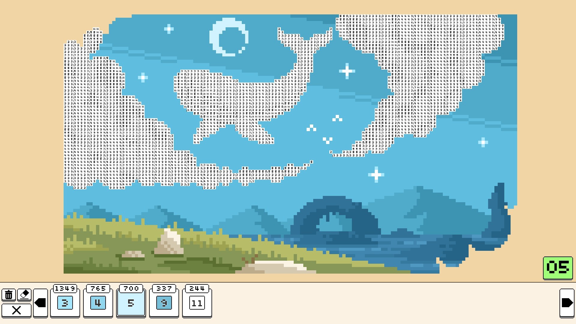 Coloring Pixels: Sci-Fi Fantasy Vistas 2 Pack