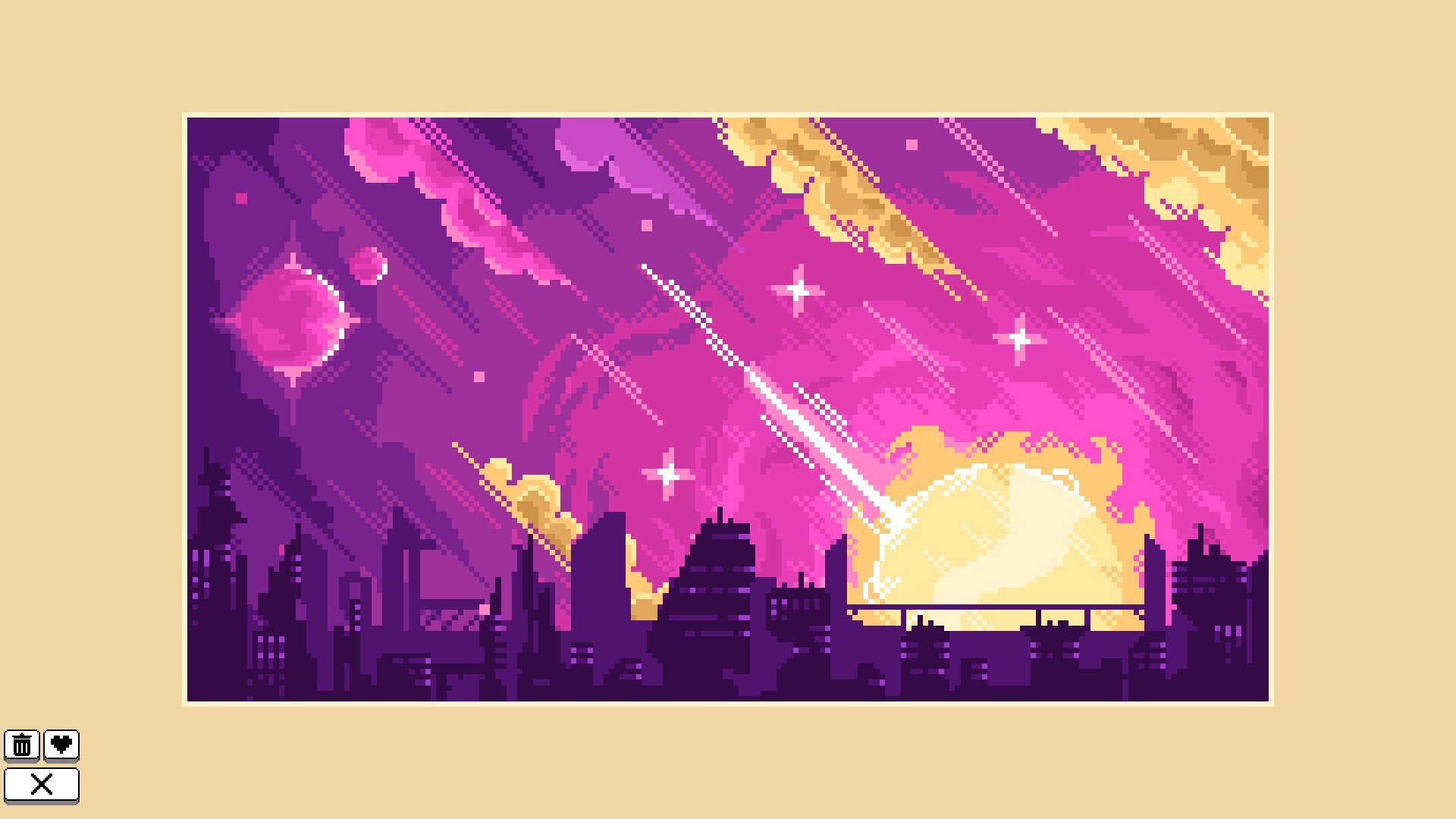 Coloring Pixels: Sci-Fi Fantasy Vistas 2 Pack