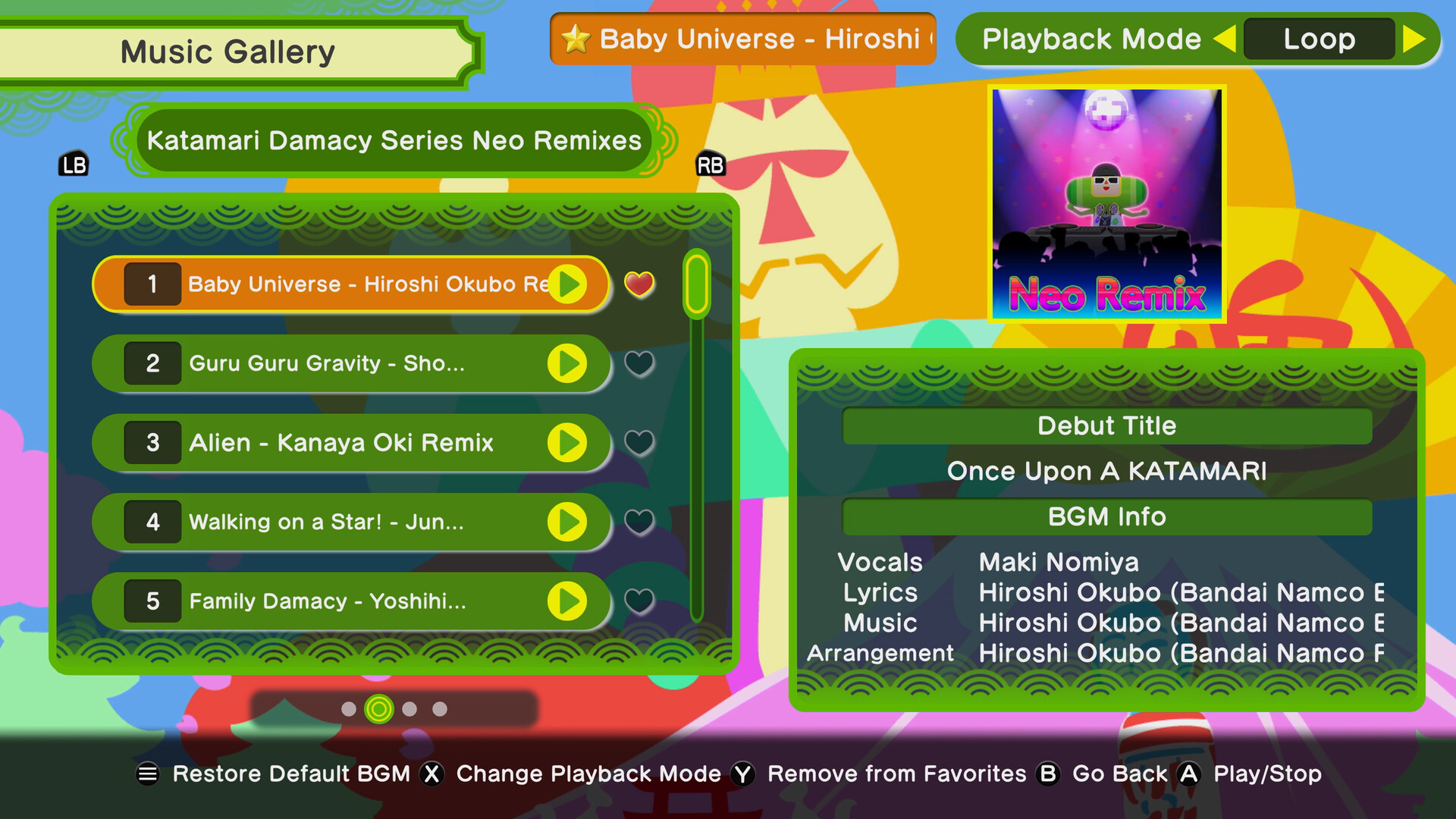 Once Upon a Katamari: Katamari Damacy Series Neo Remixes
