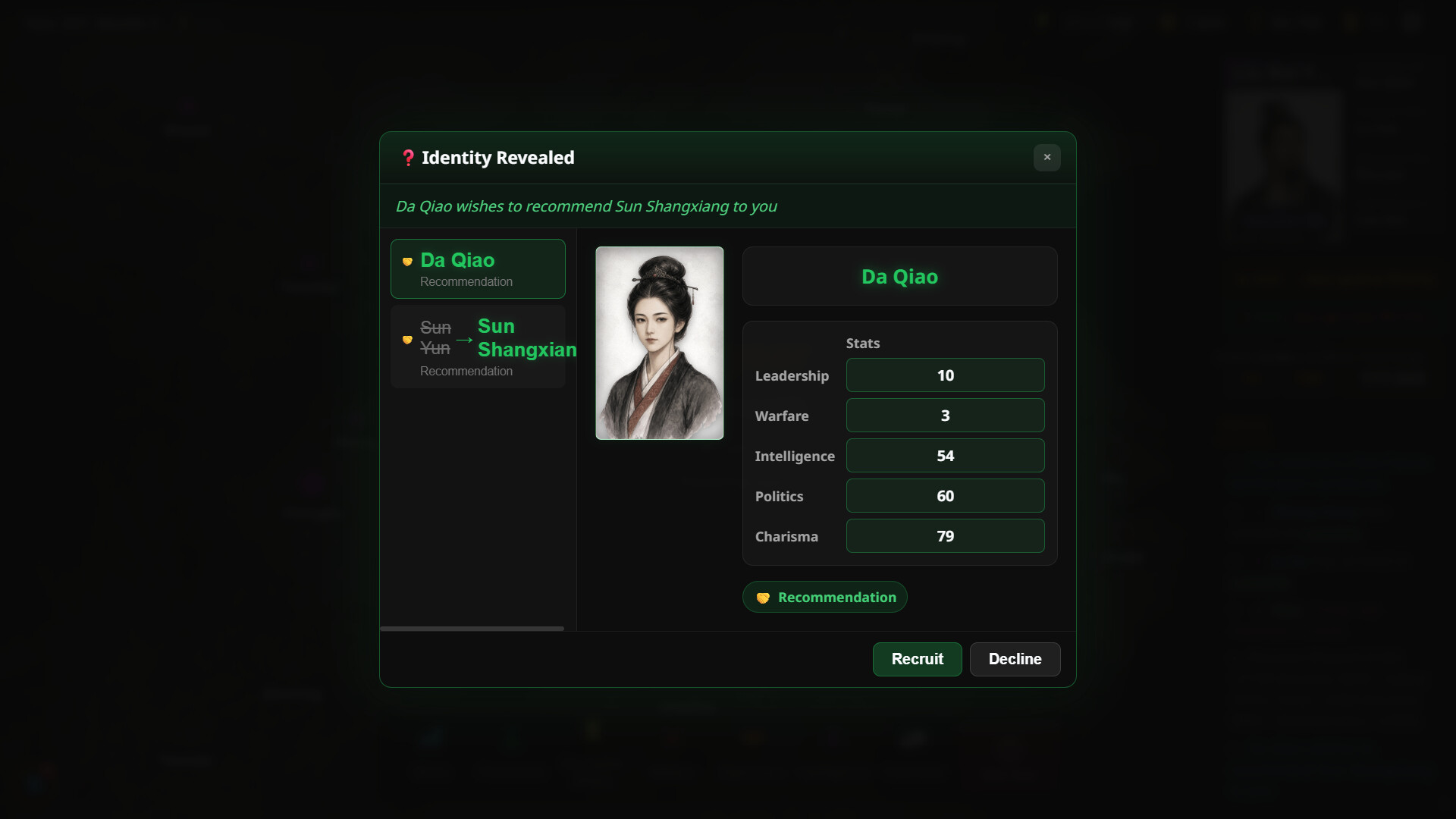 Three Kingdoms: Alias