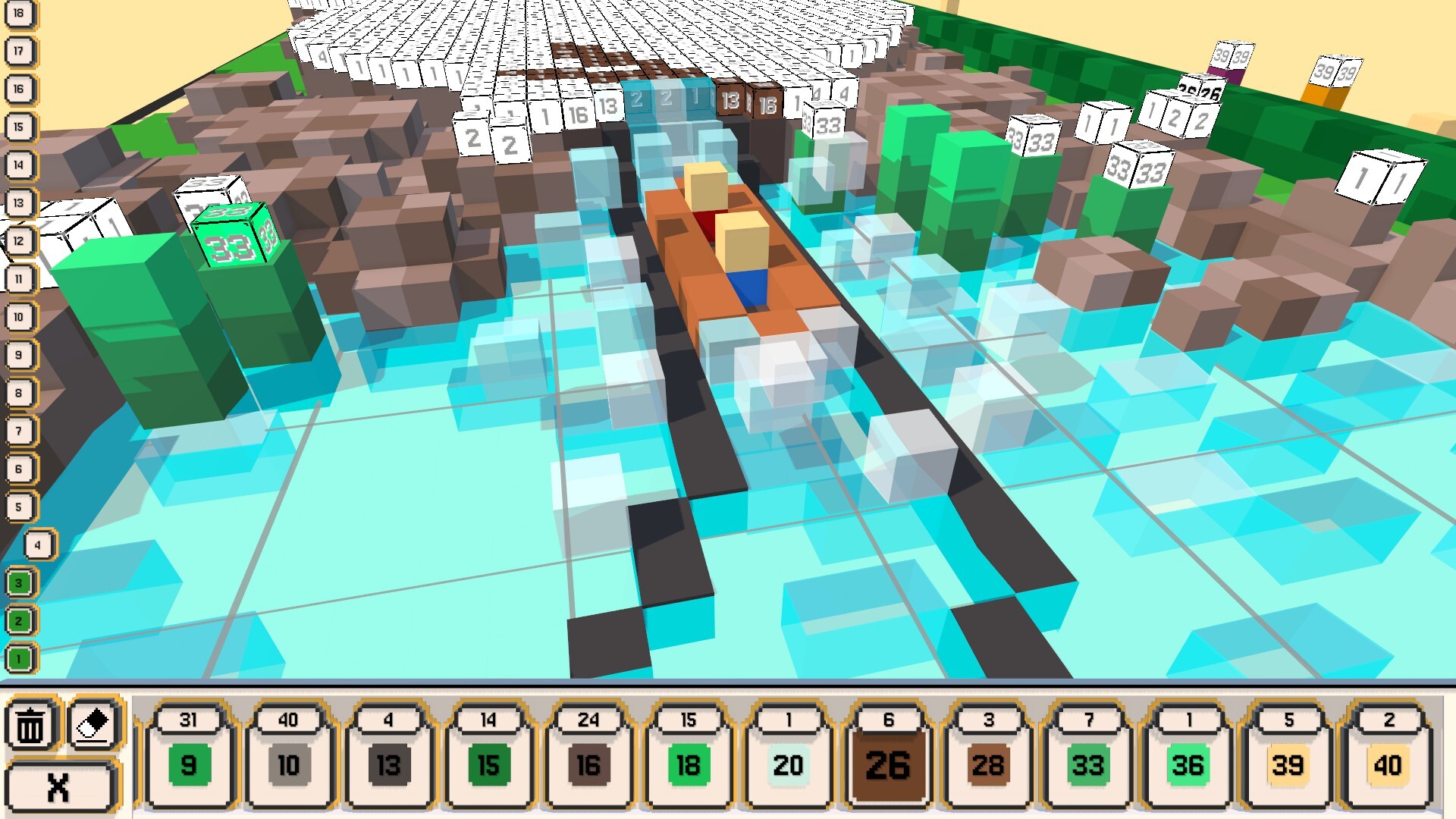 Coloring Voxels: Theme Park Pack
