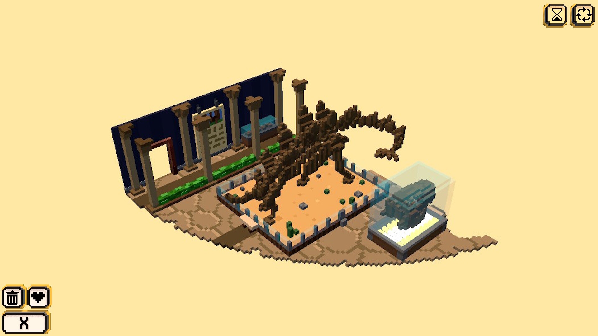 Coloring Voxels: Museum Pack