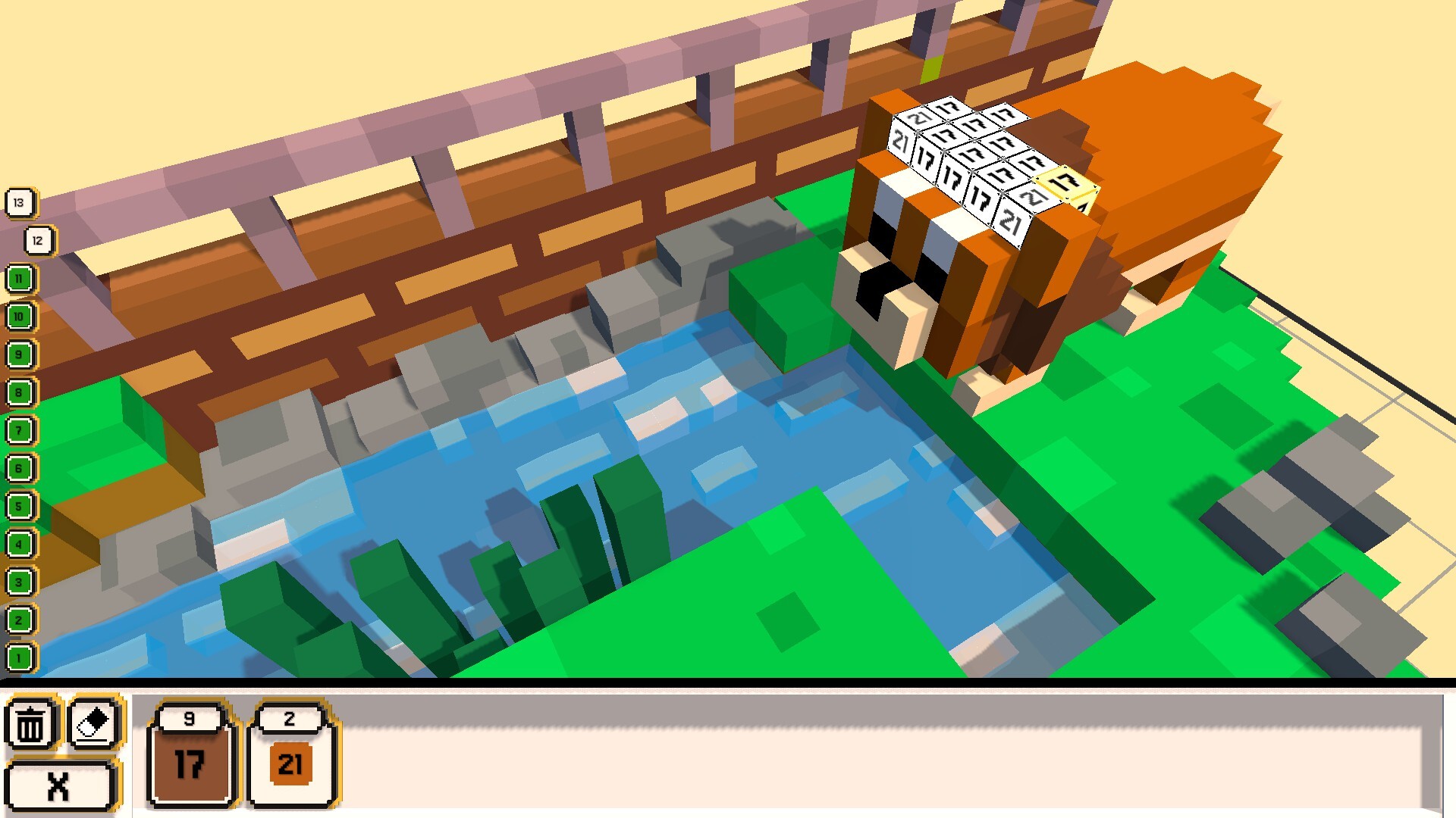 Coloring Voxels: Zoo Pack
