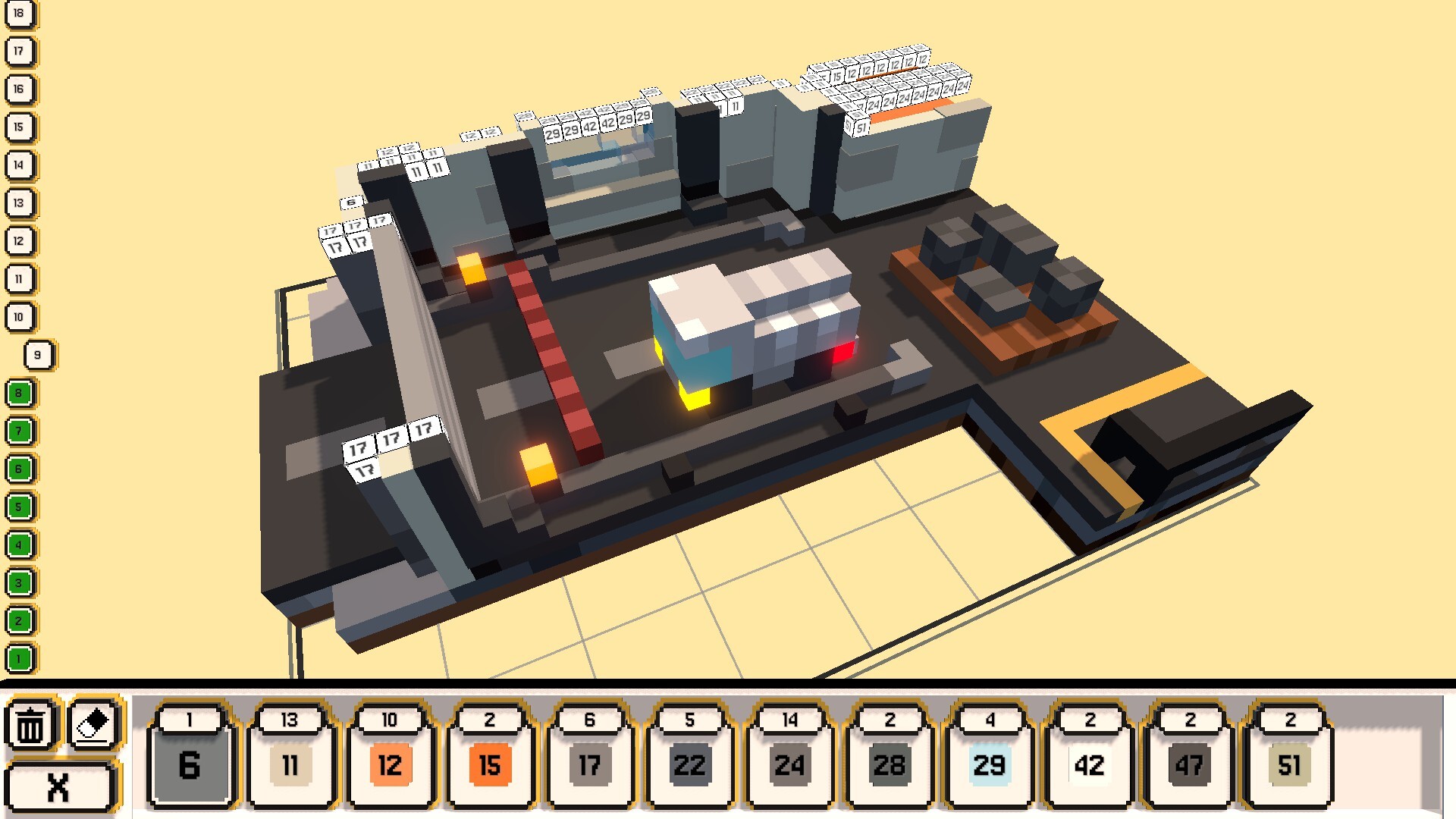 Coloring Voxels: Factory Pack