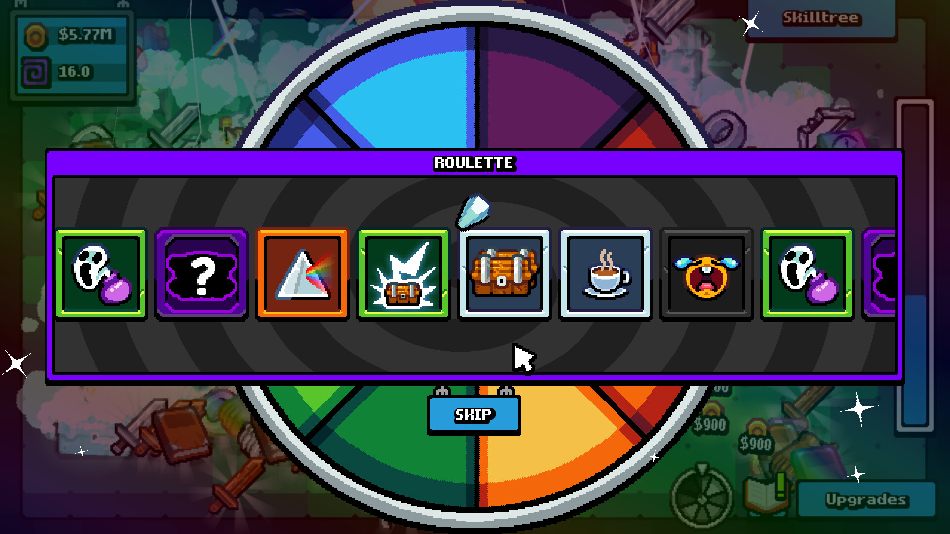 Click the Button