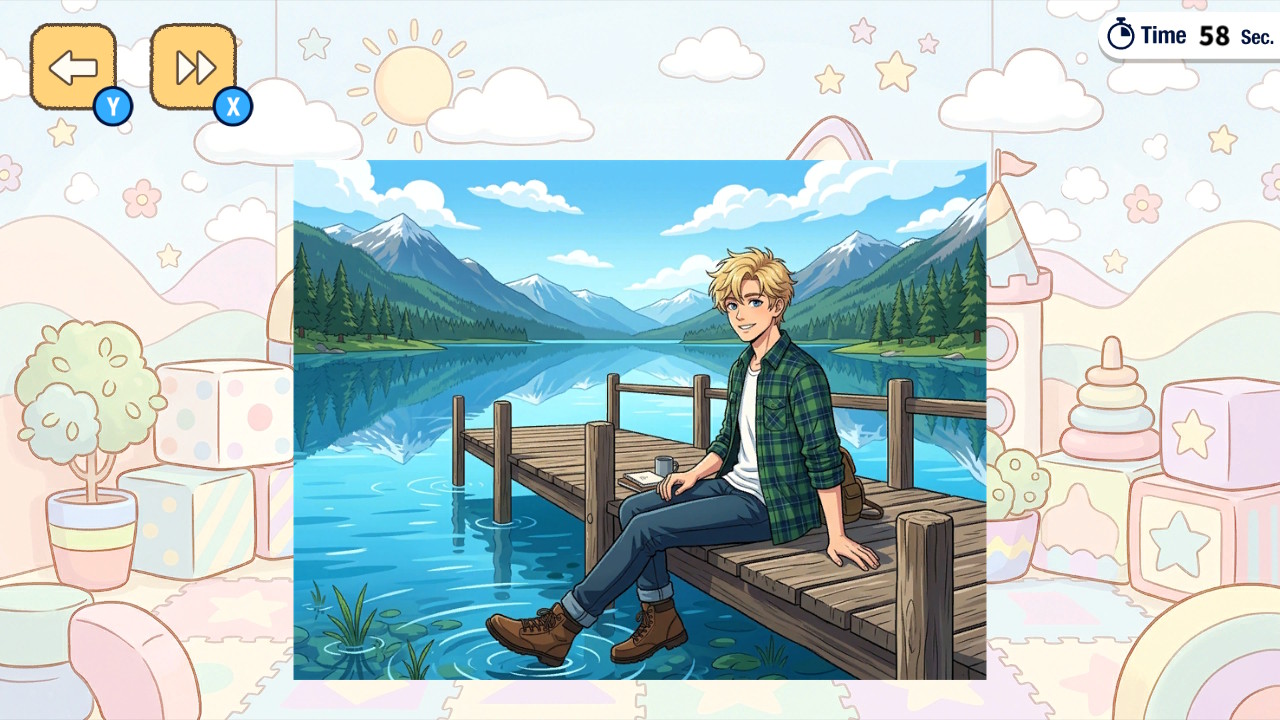 Handsome Watching Face Memory Challenge