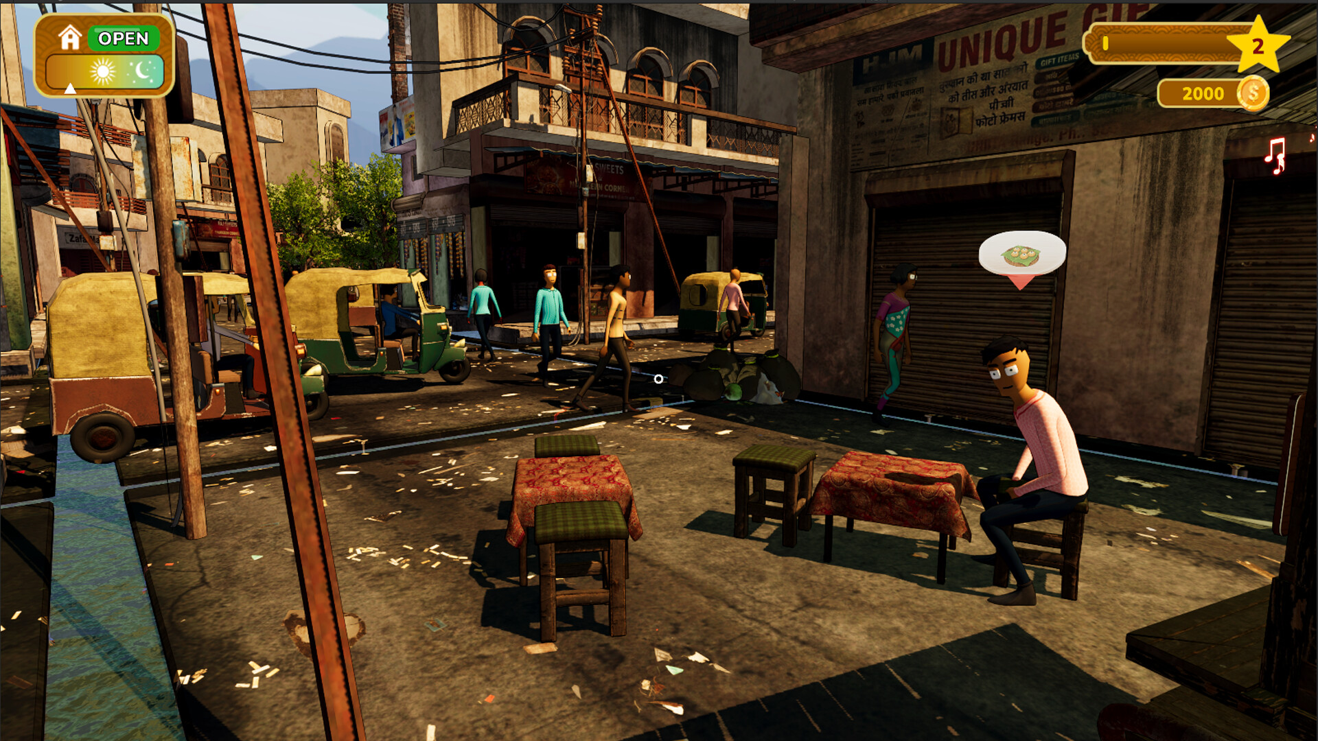 Indian Street Food Simulator