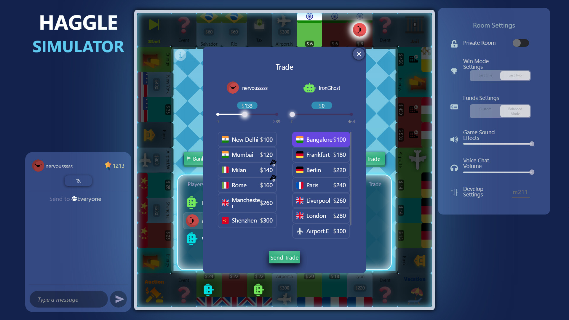 Haggle Simulator