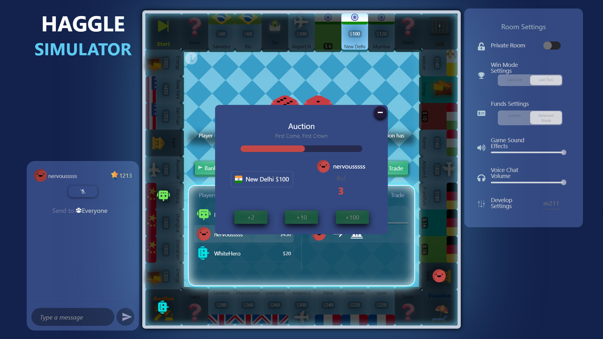 Haggle Simulator