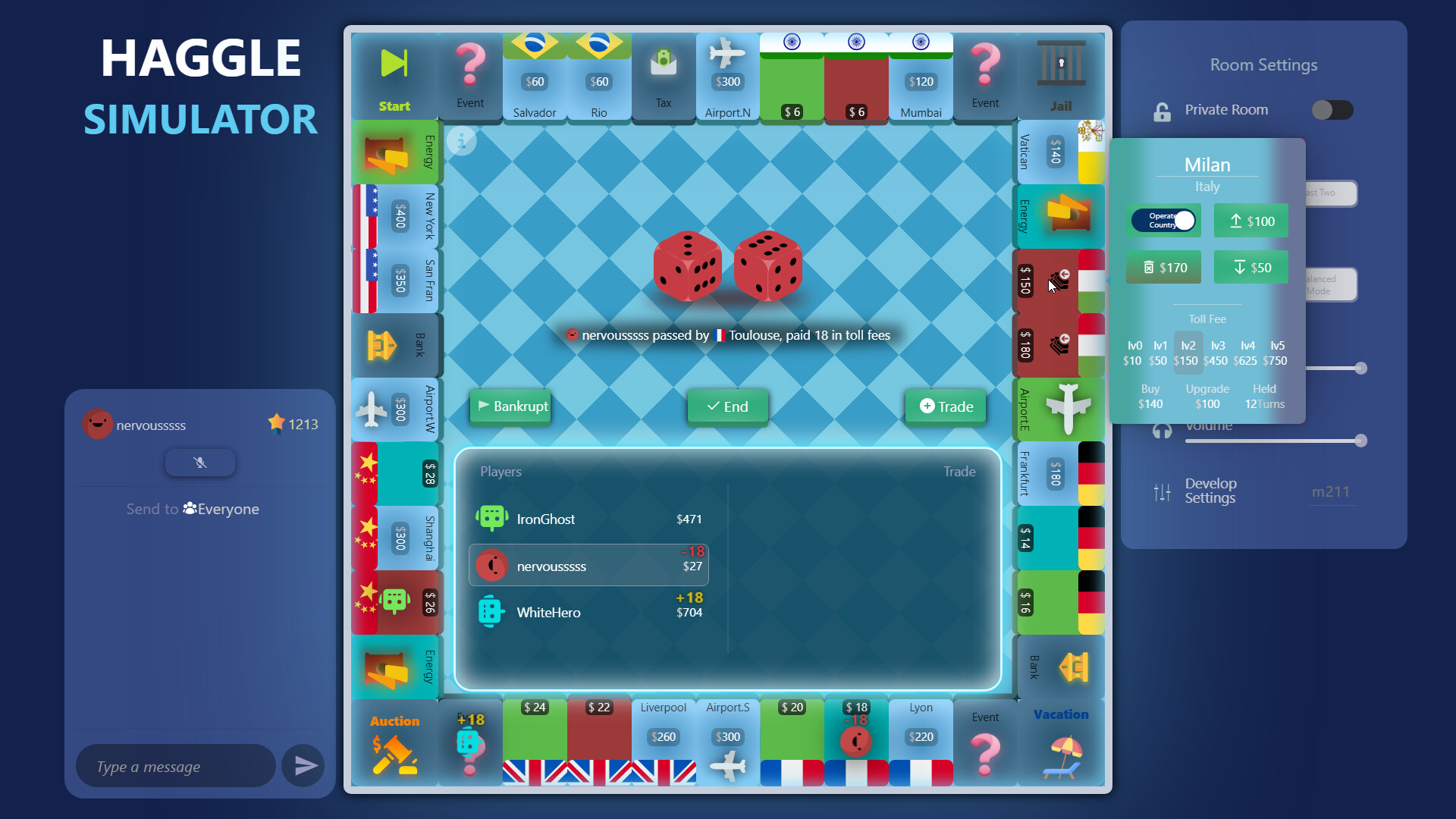 Haggle Simulator