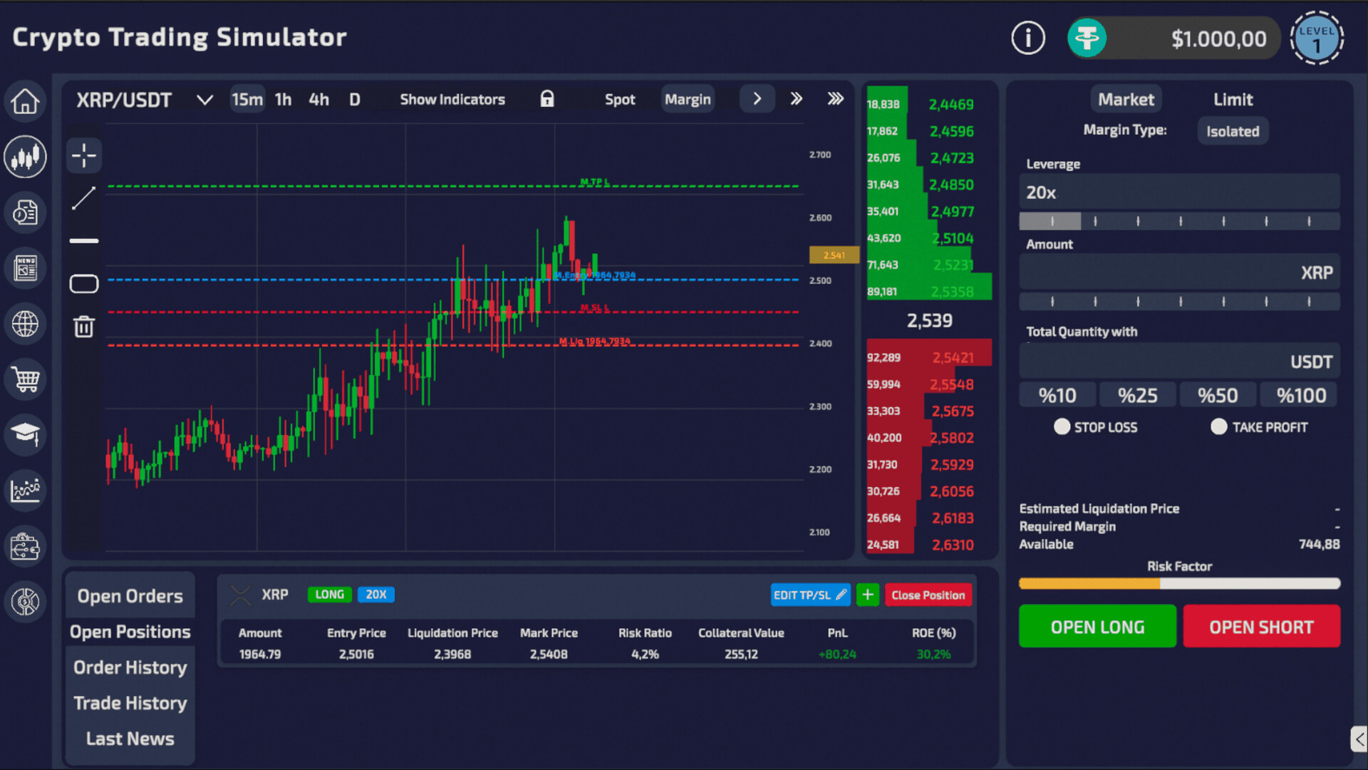 Crypto Trading Simulator