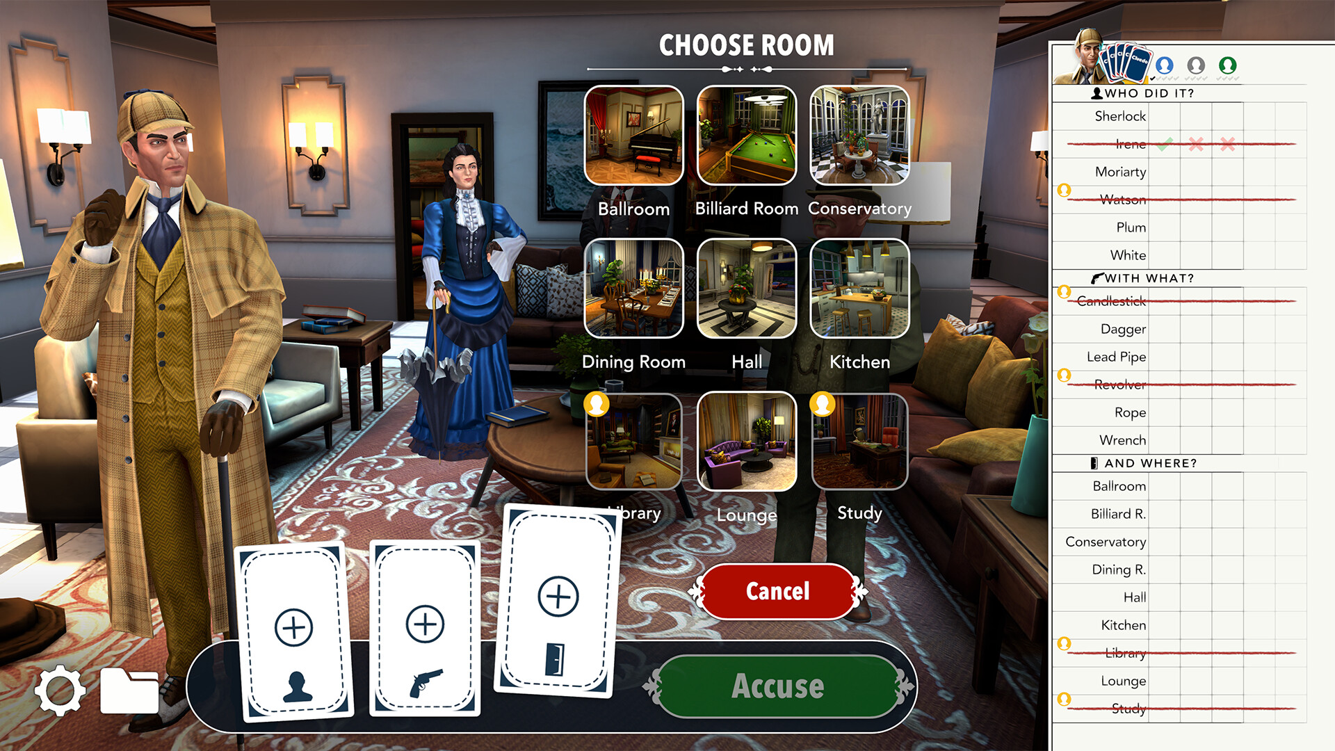 Clue/Cluedo: Sherlock Suspect Pack