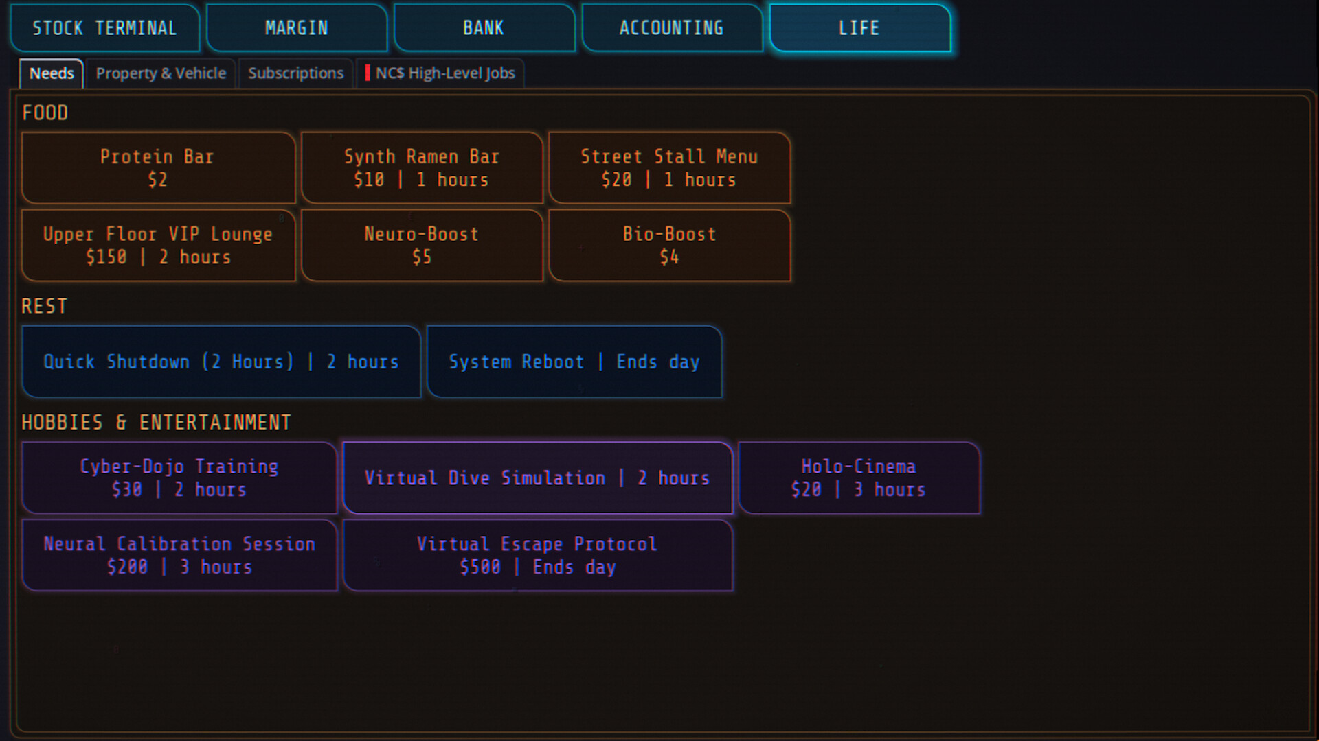 Neo Capitalist: Stock Market Survival Simulator
