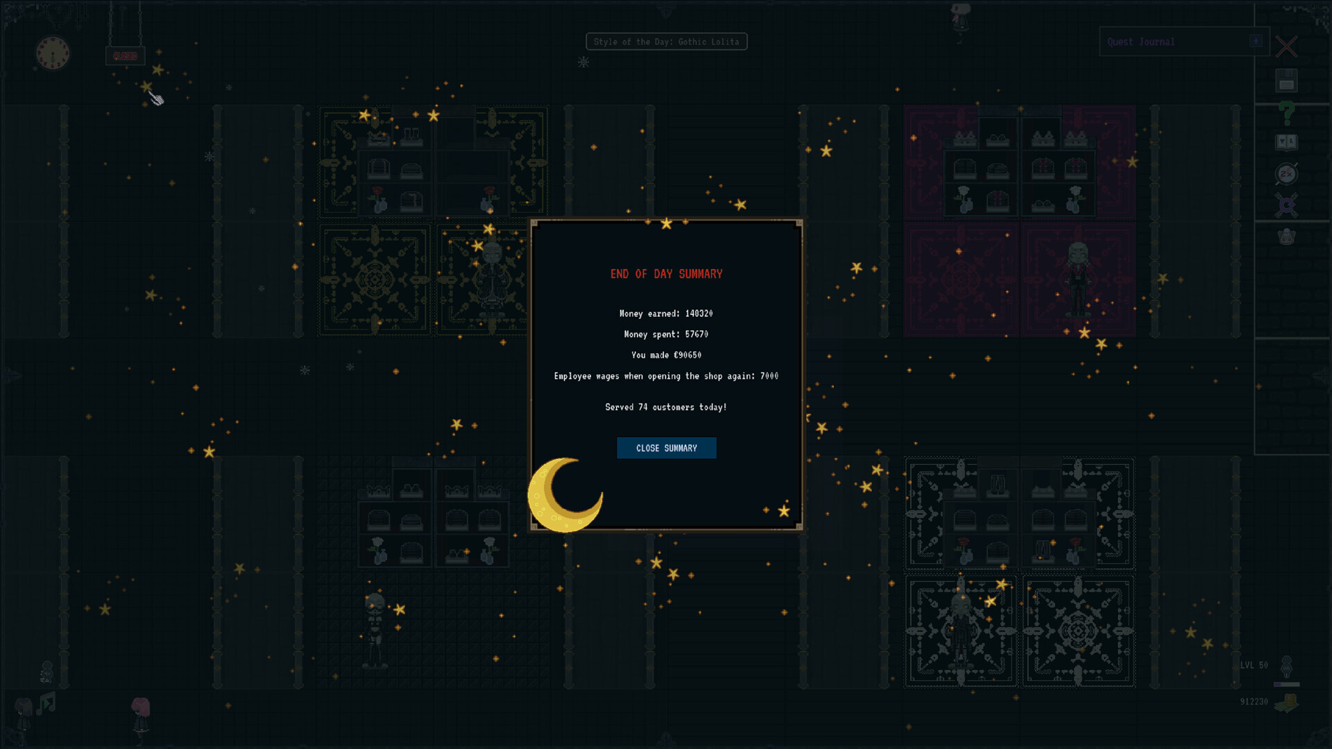 Crow’s Curated Closet: Shop Simulator