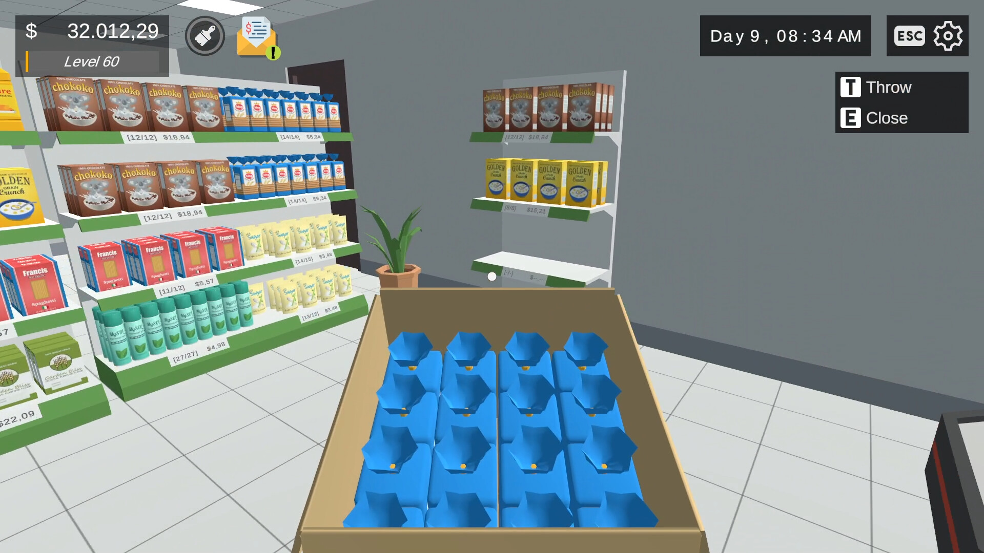 Supermarket Life Simulator