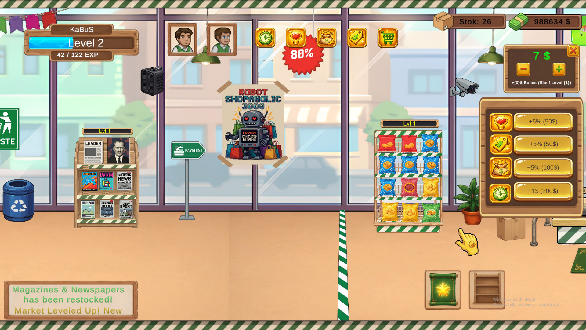 Supermarket Simulator: Idle Tycoon Clicker