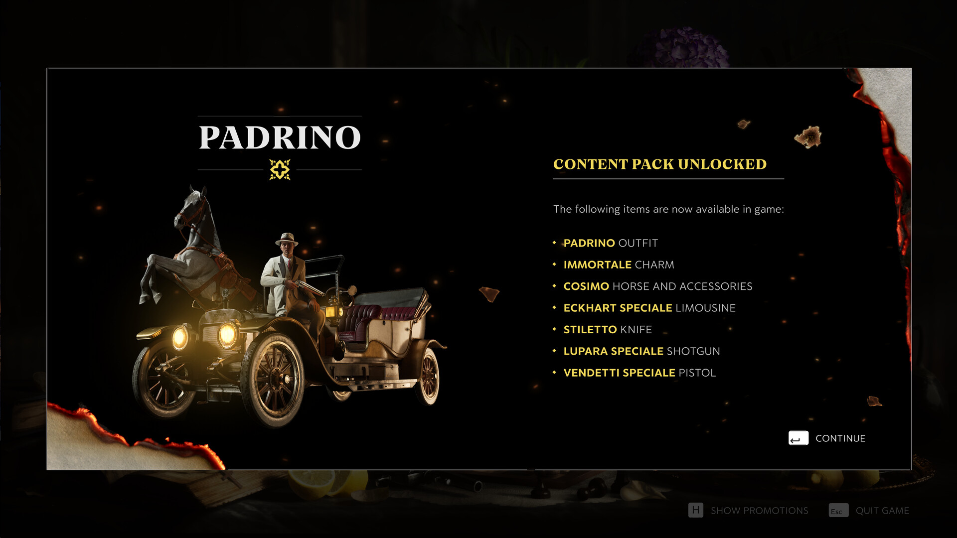 Mafia: The Old Country – Padrino Pack