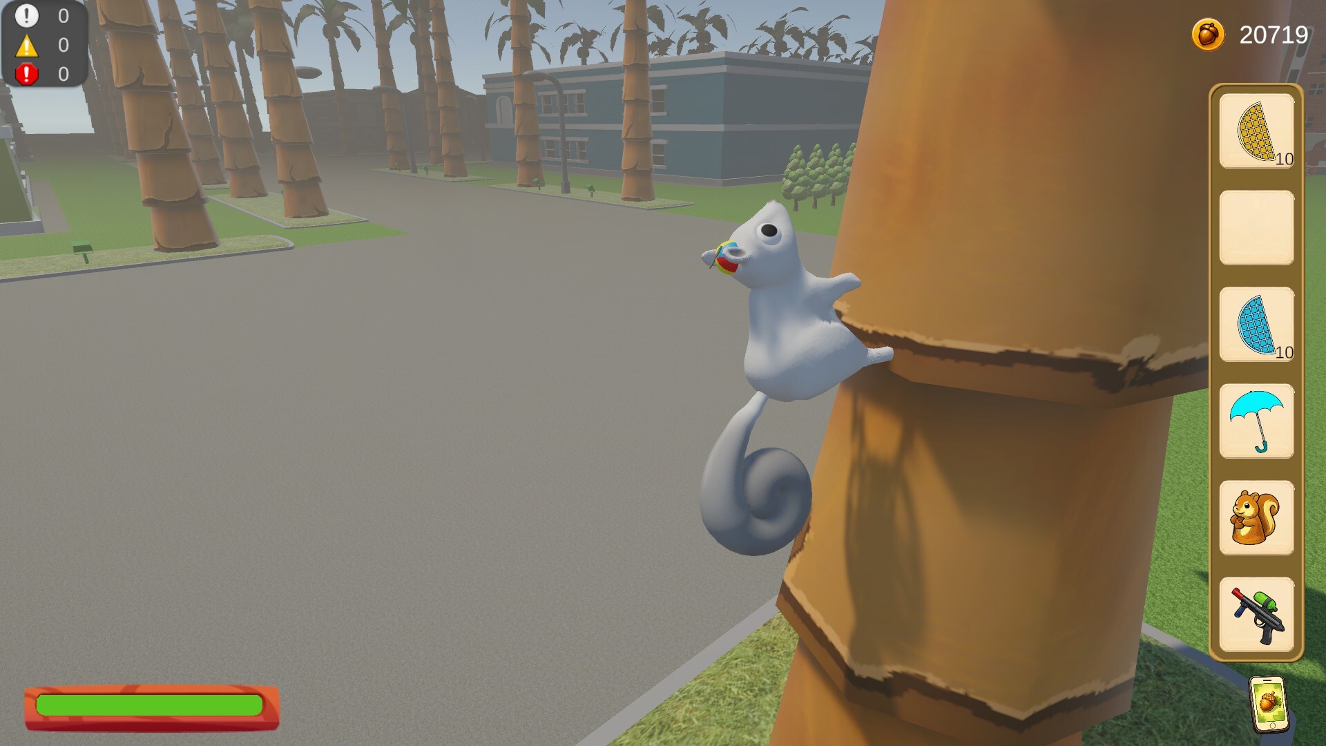 Squirrel University Simulator