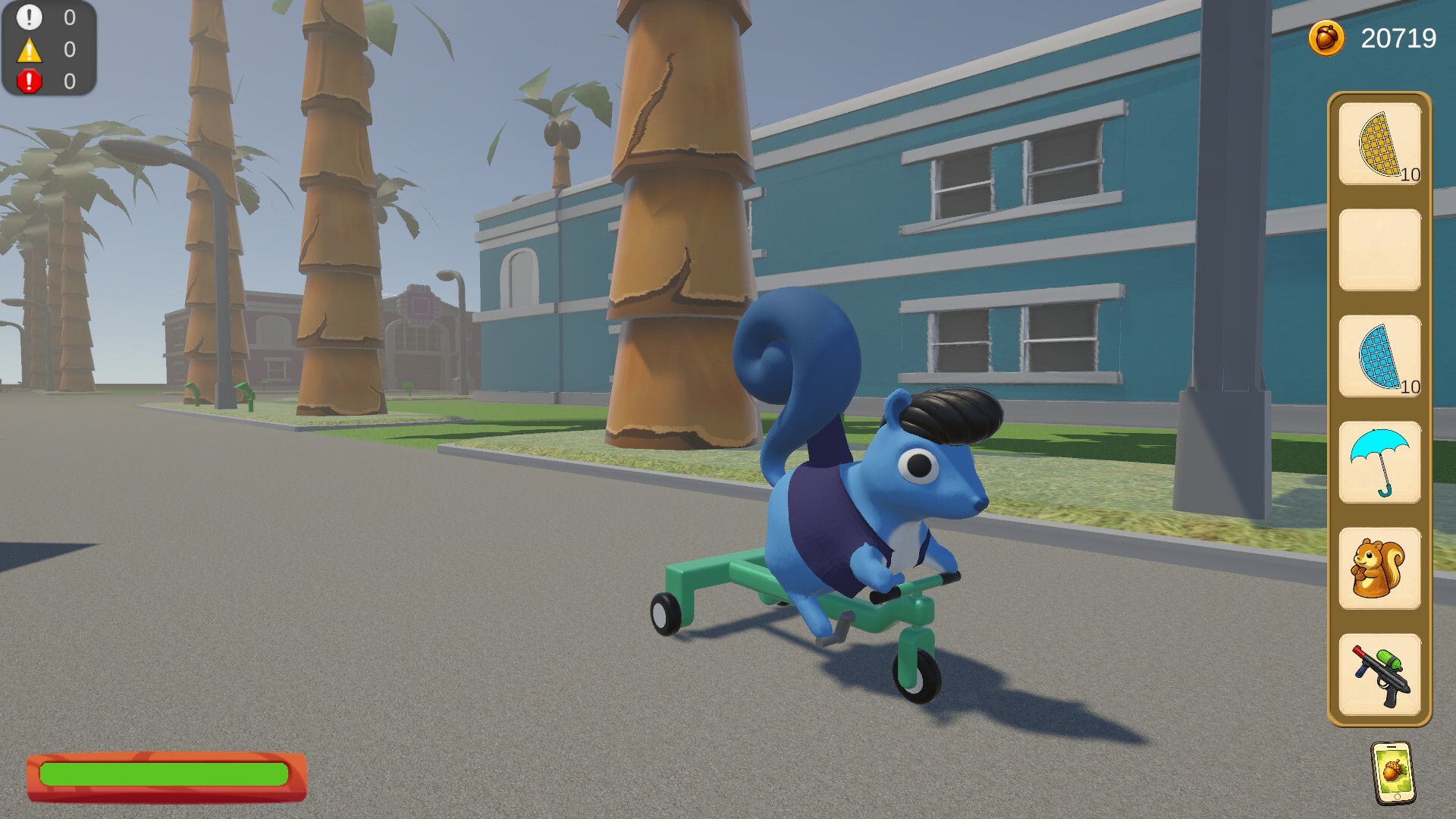 Squirrel University Simulator