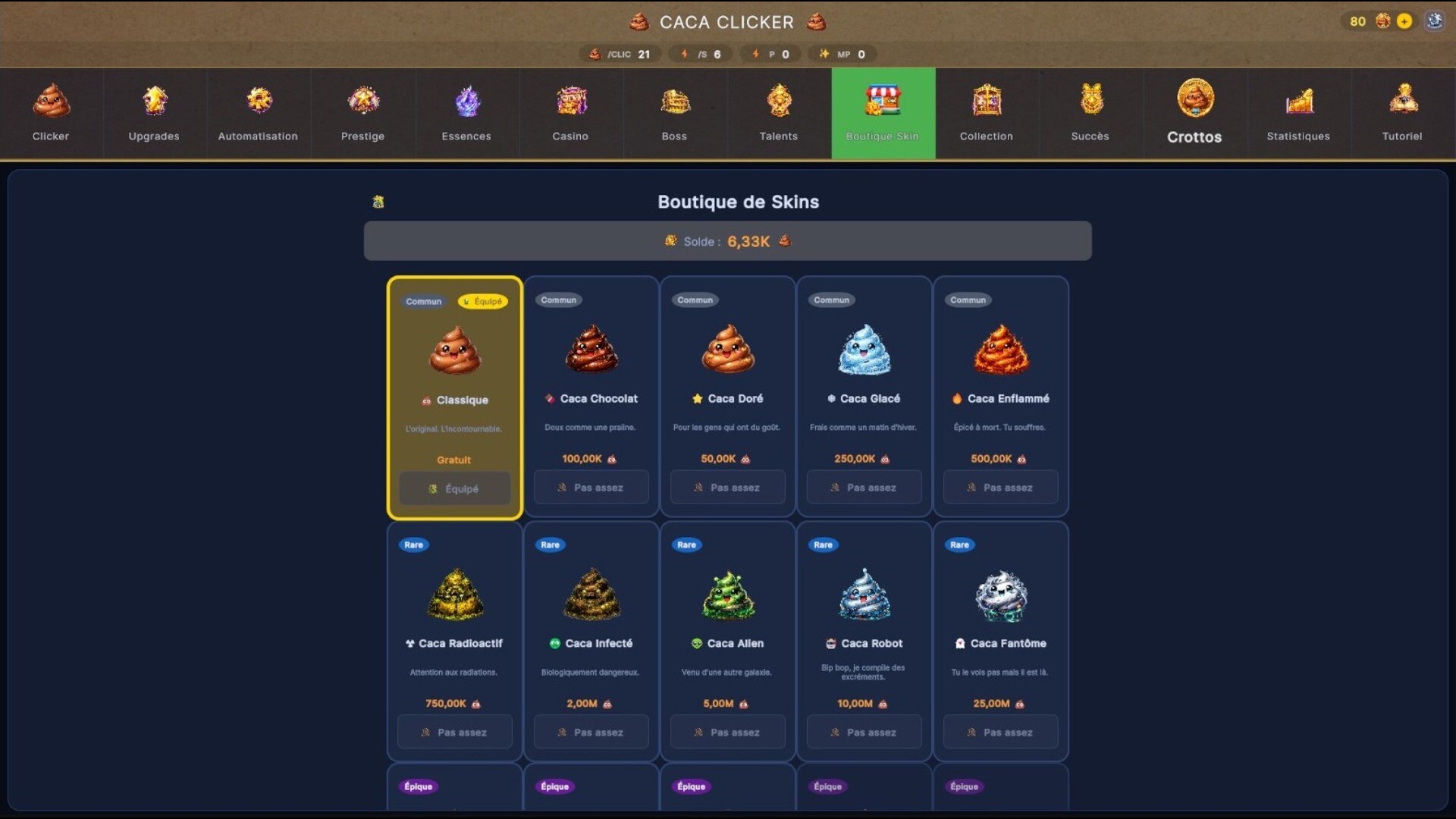 Caca Clicker