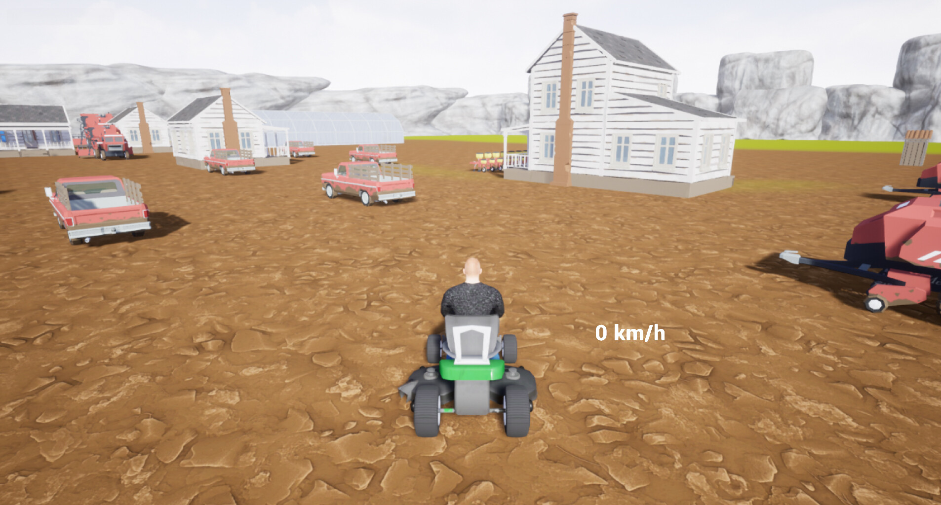 Lawnmower Game: Find Trump