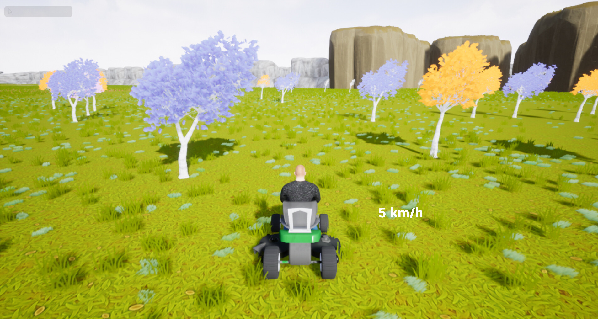 Lawnmower Game: Find Trump