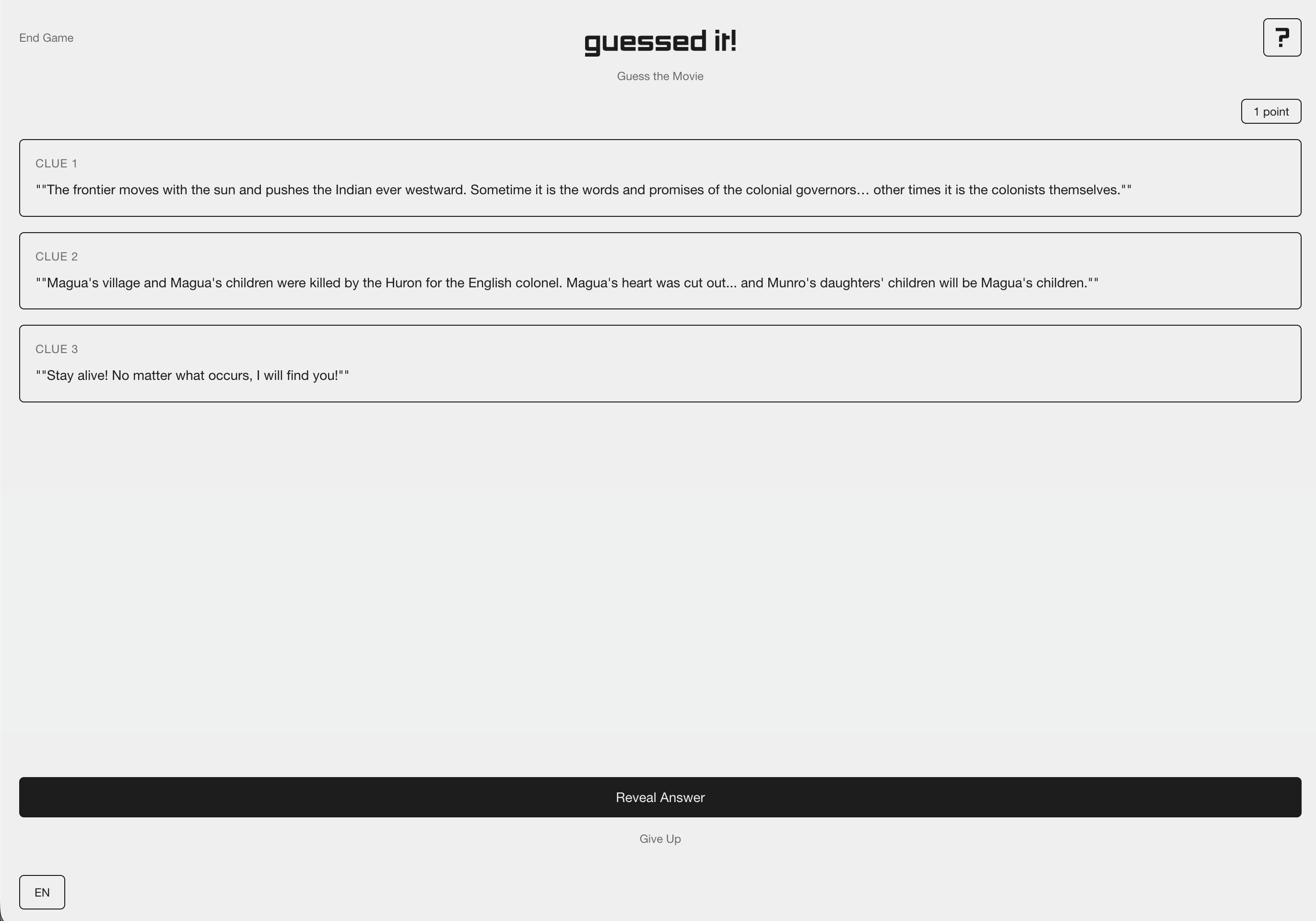 Guessed It!