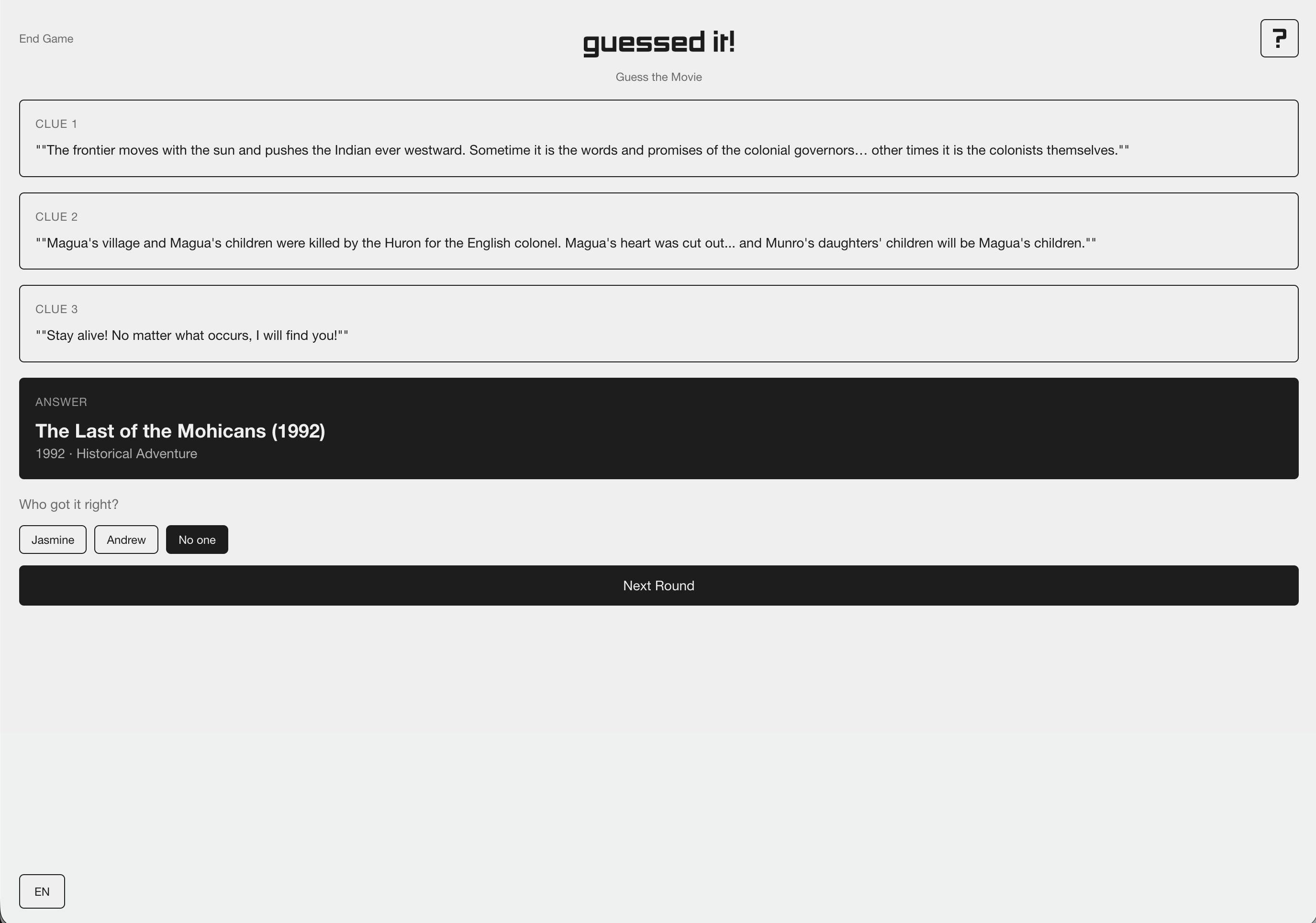 Guessed It!