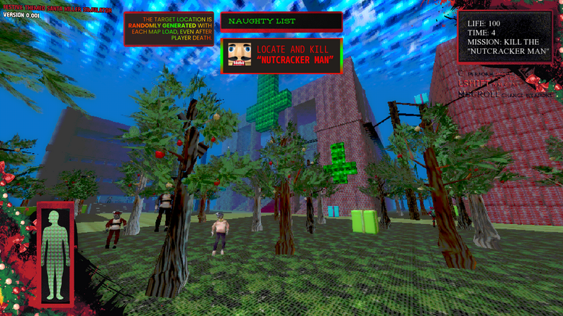 Festive Themed Santa Killer Simulator