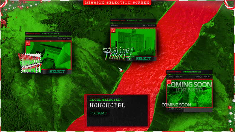 Festive Themed Santa Killer Simulator