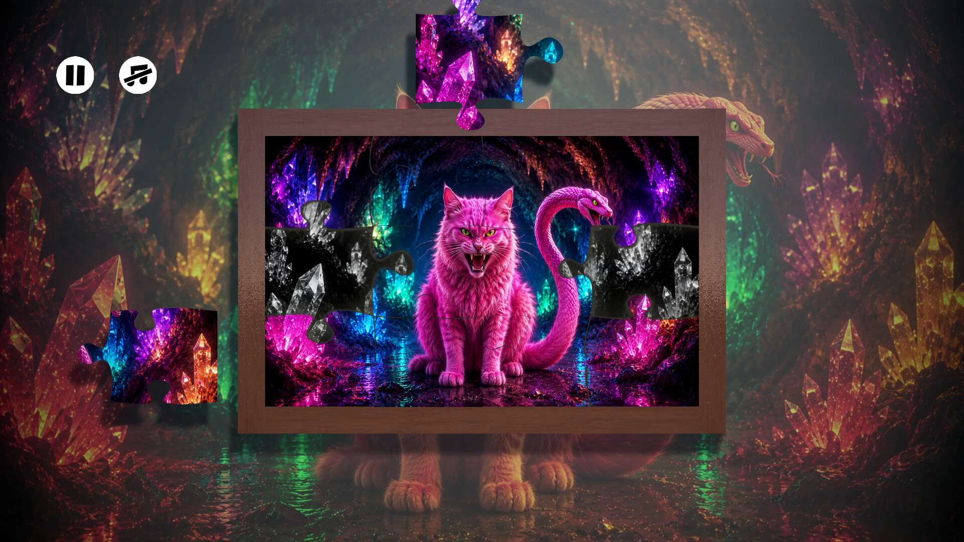 Puzzles: Space Cats