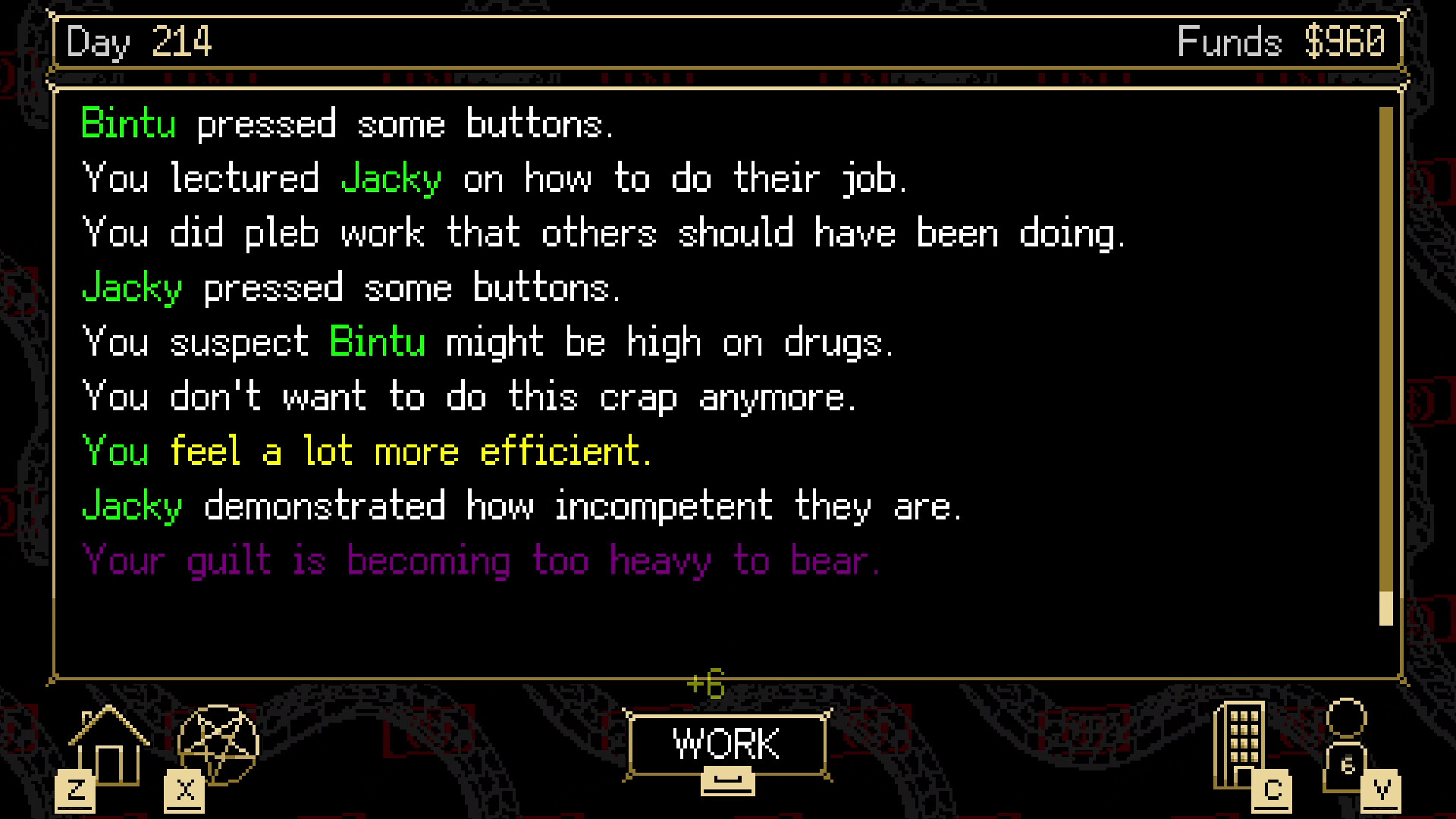 Unholy Employer Simulator