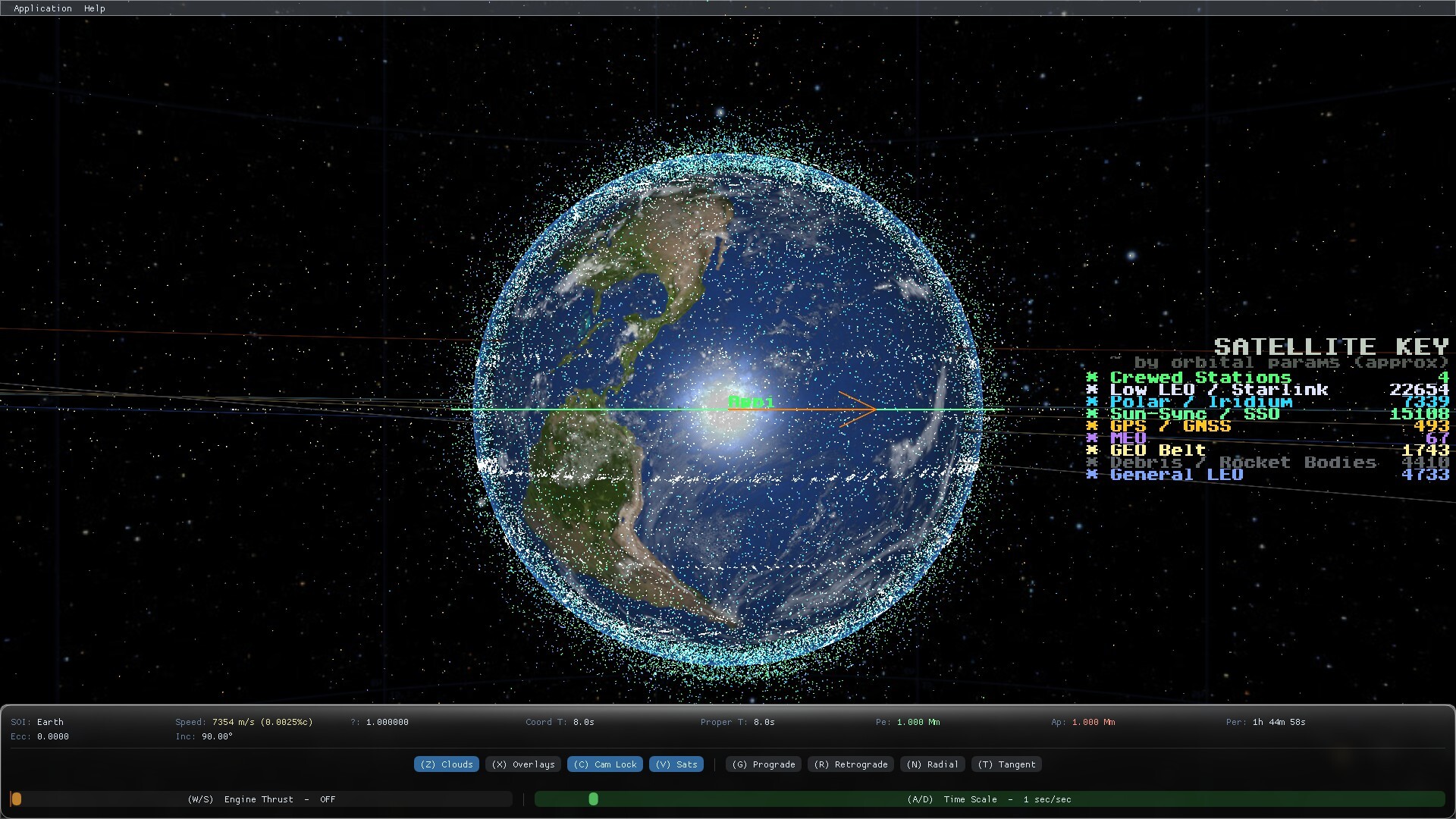 Orbital Physics Simulator