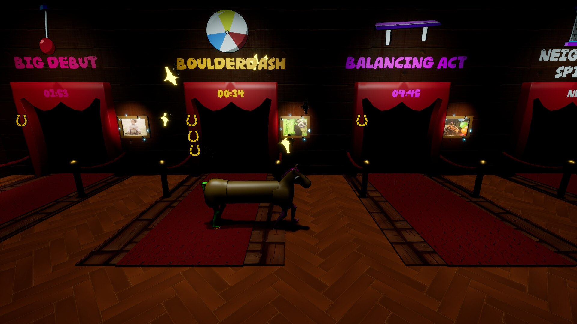 Pantomime Horse Obstacle Course