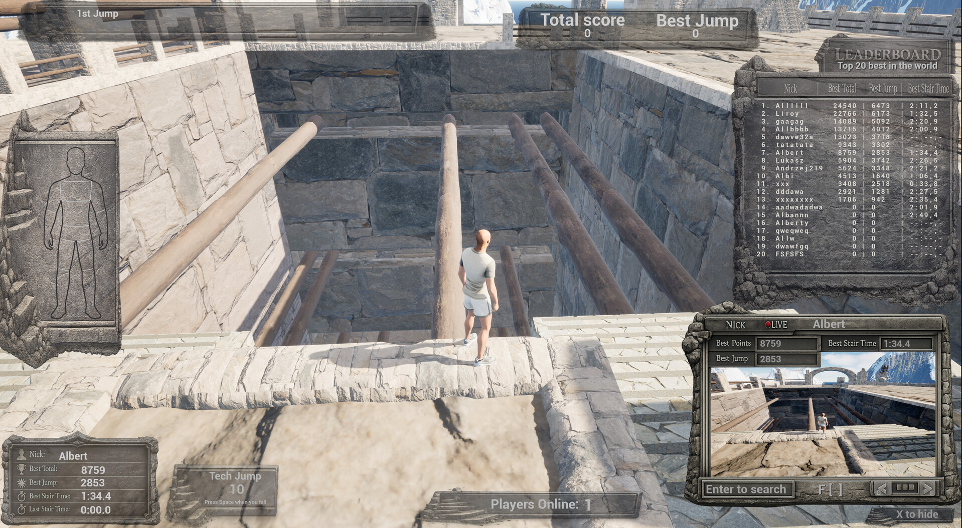 Down the Stairs: The Game