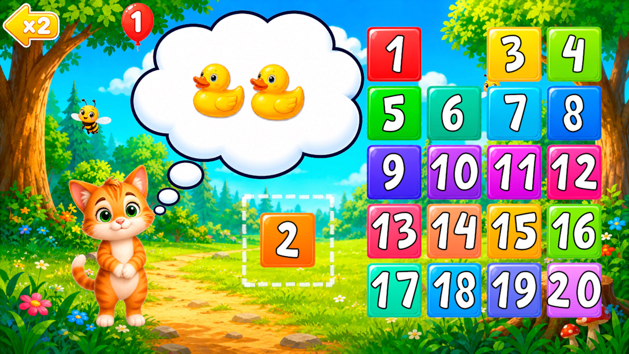 123 Early Learning Games for Kids, Toddlers, Babies: Language