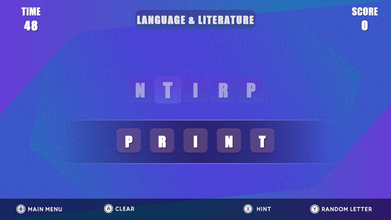 Letter Snap: Term Challenge