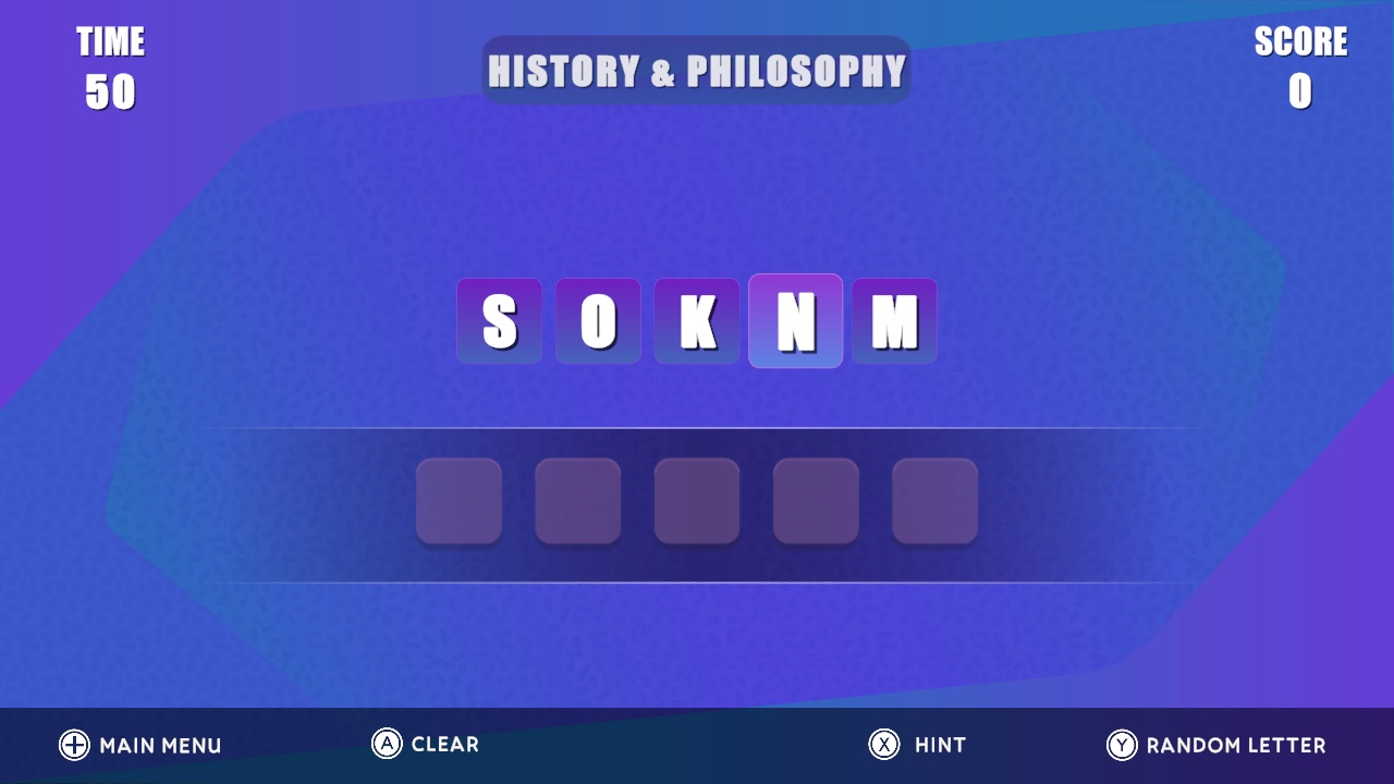 Letter Snap: Term Challenge