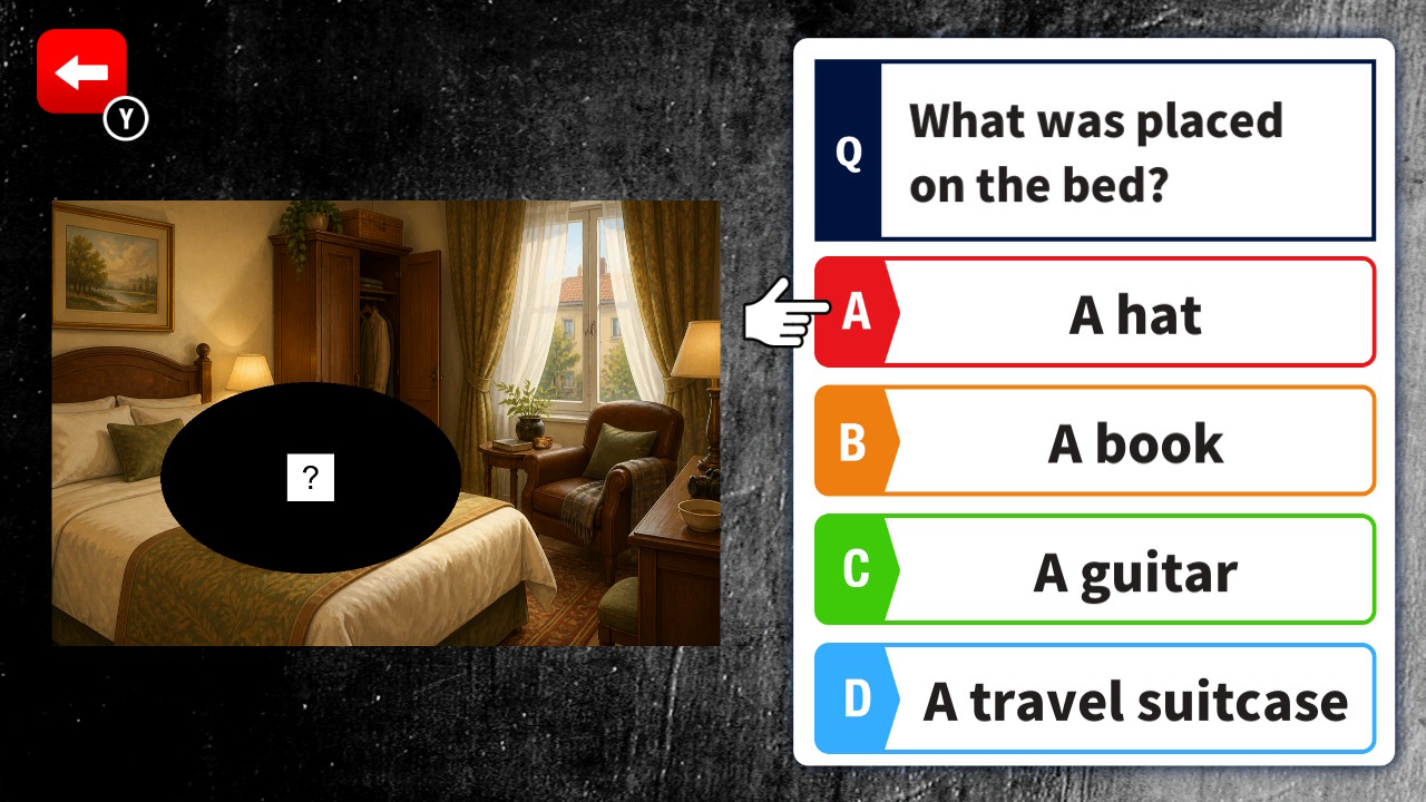 Memorize the Evidence: 1-Minute Memory Mystery