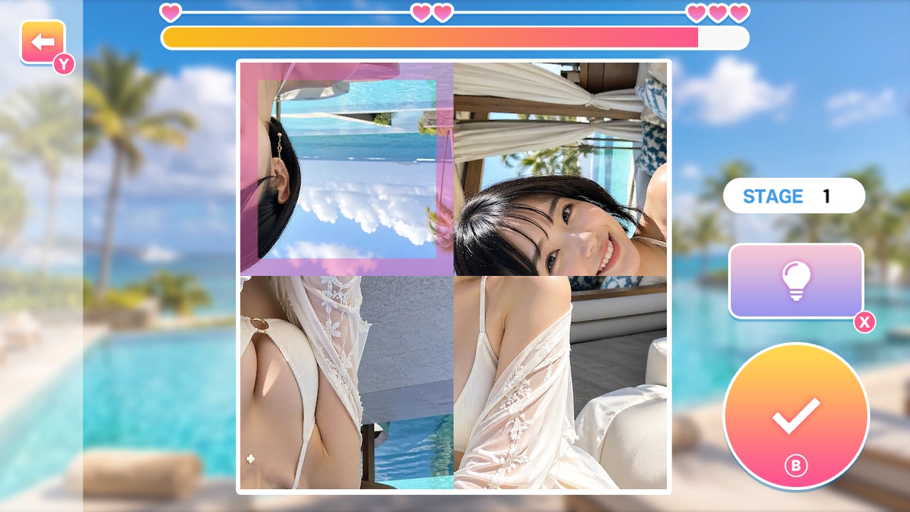 Resort Beauties: Hentai Photo Puzzle