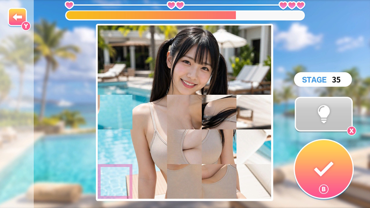 Resort Beauties: Hentai Photo Puzzle