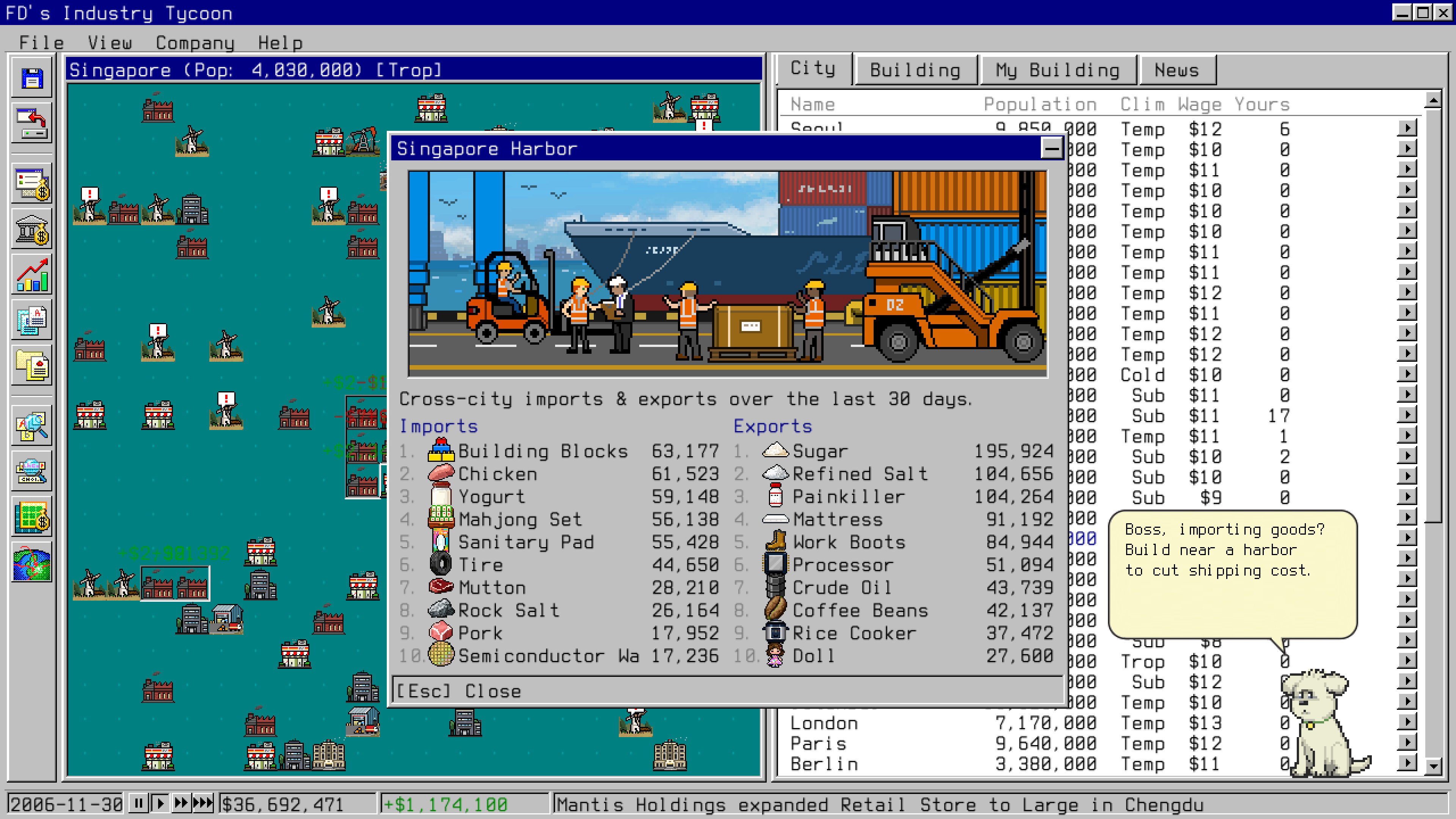 FD’s Industry Tycoon