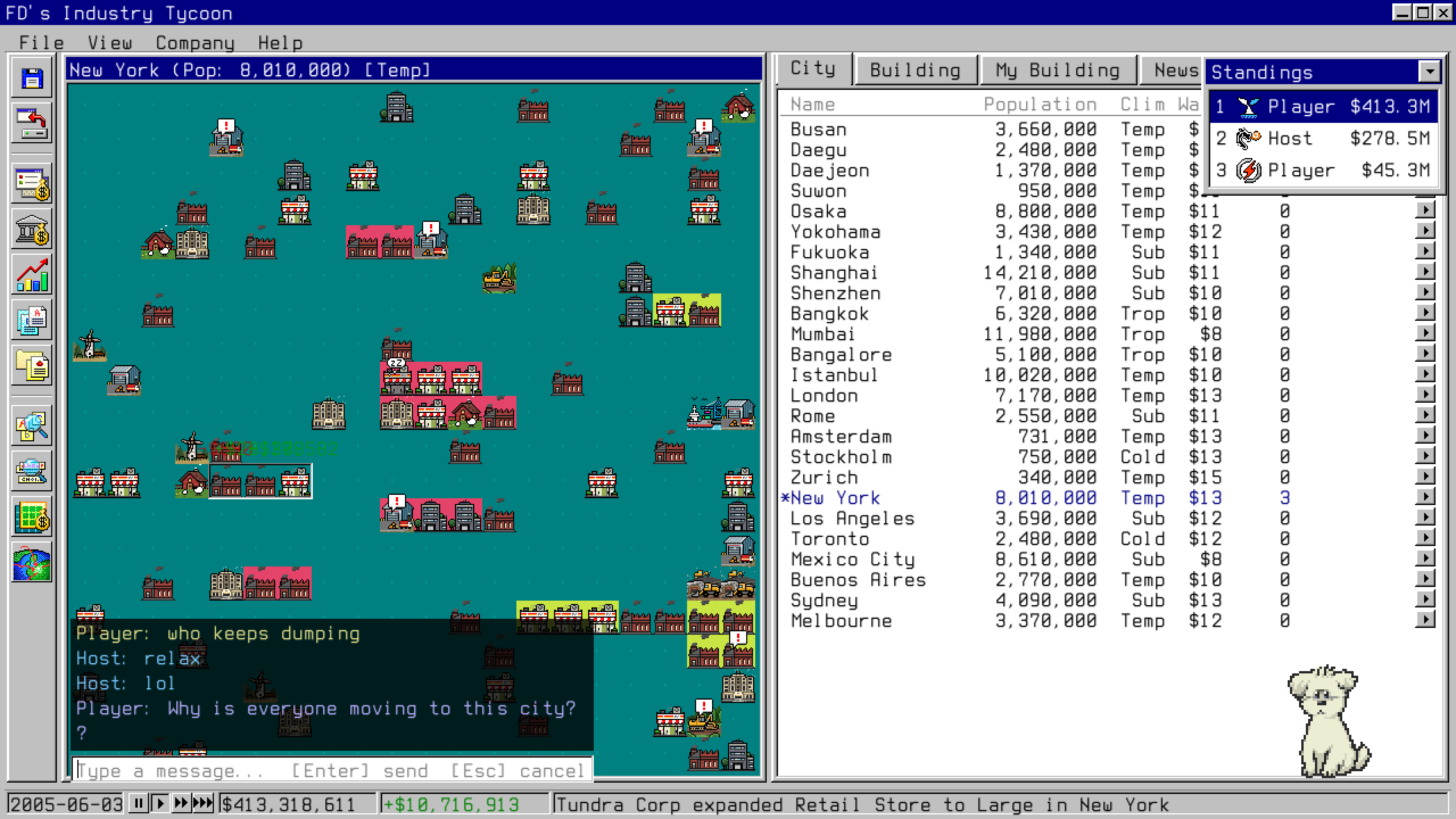 FD’s Industry Tycoon