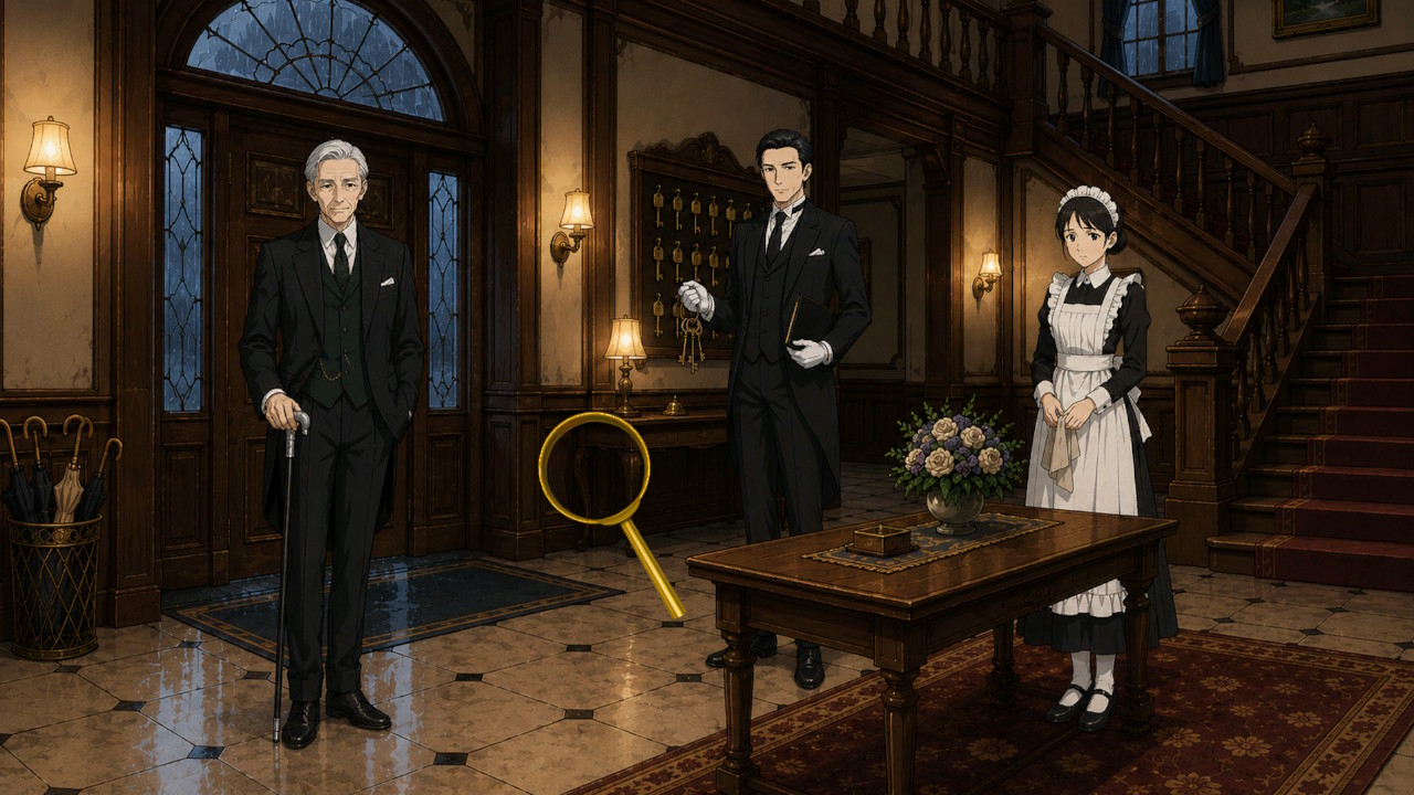 Mystery at Rainy Night Manor: The Missing Invitation