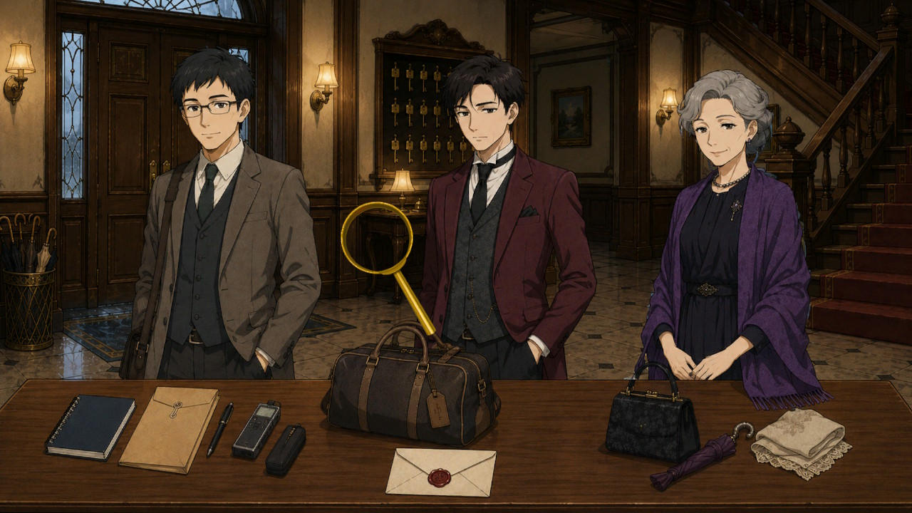 Mystery at Rainy Night Manor: The Missing Invitation
