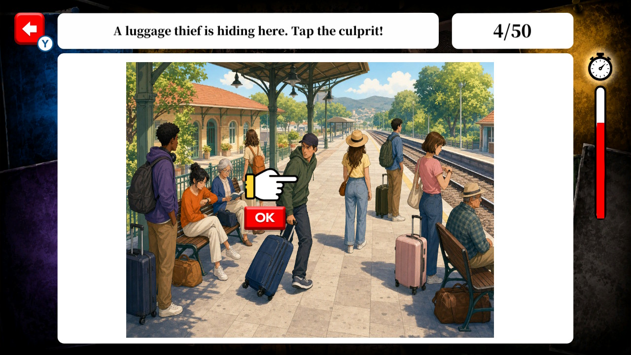 Decide in 5 Seconds: Who Is the Culprit?