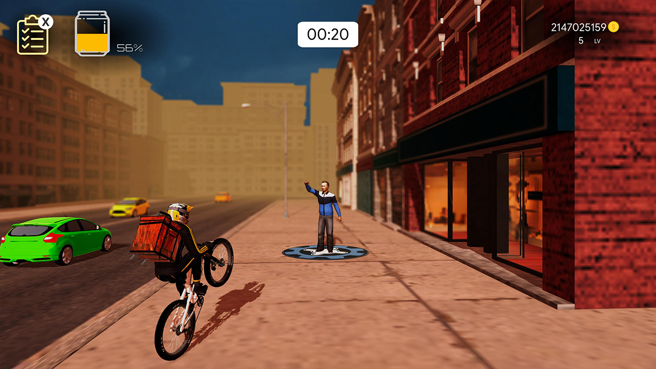 Bike Food Delivery Simulator